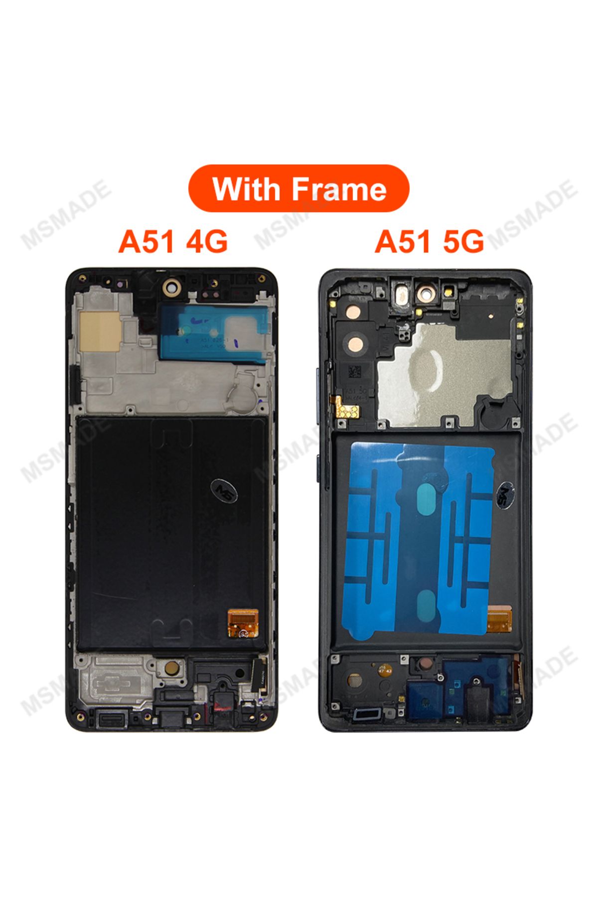 MSMADE-AMOLED For Samsung Galaxy A51 4G LCD SM-A515F/DST SM-A515F/DSM Display Touch Screen Replace For S... 6