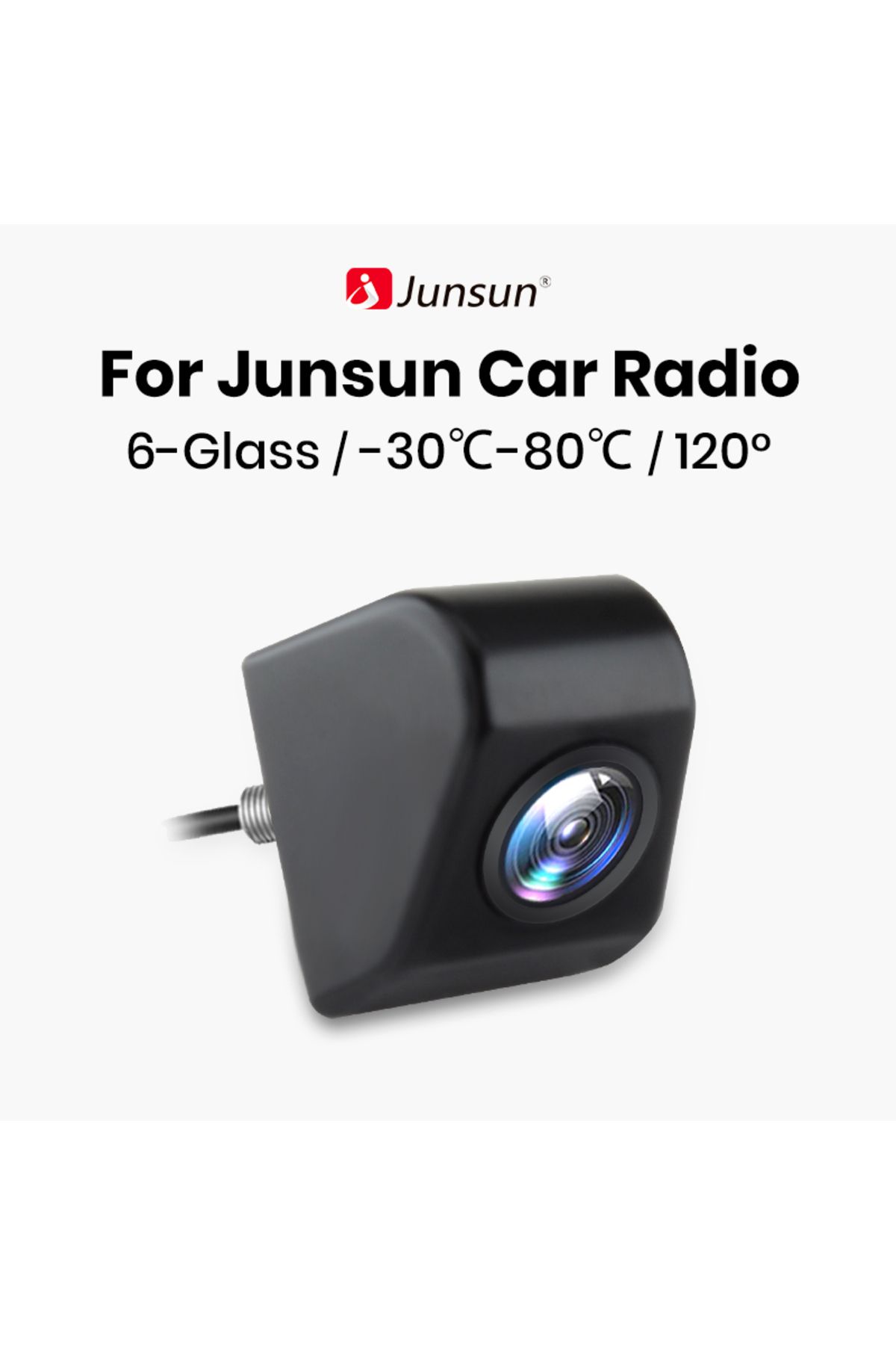 Junsun-Car Rearview Camera 480P Resolution WaterProof 120°Wide-Angle Reverse Backup Parking Camera for J... 2