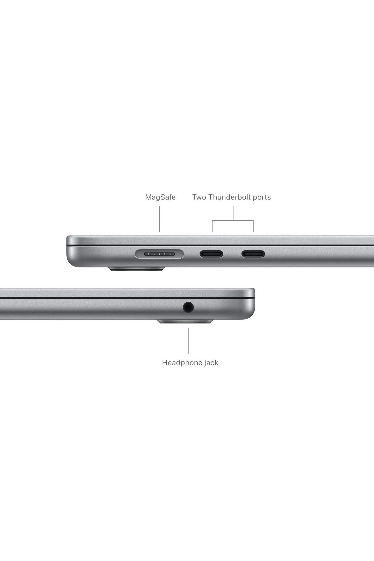 Apple-2024 MacBook Air 15", Apple M3 with 8?core CPU and 10?core GPU, 8GB RAM, 256GB SSD - Space Gray 4