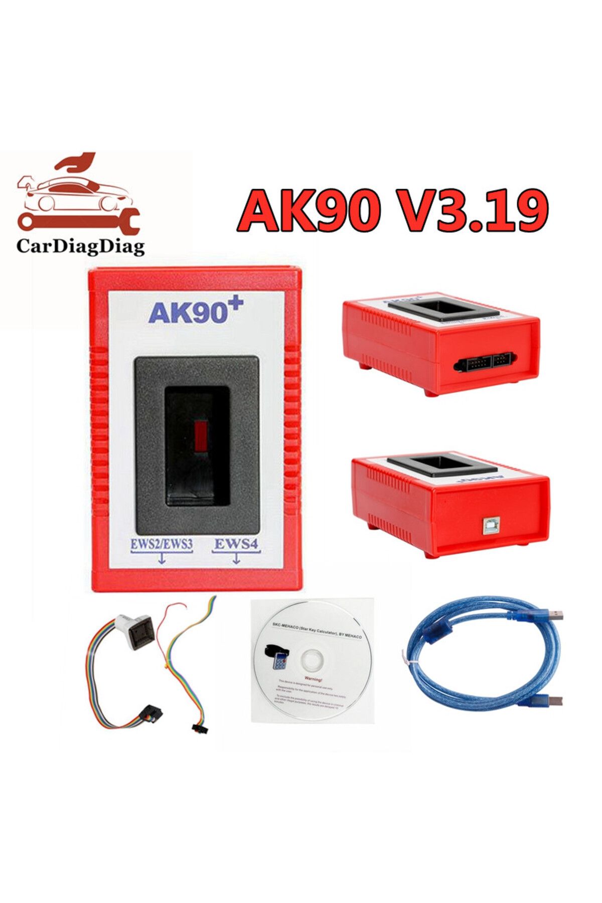 Choice-AK90 Key Programmer For BMW EWS Key Code Reader AK90 Newest Version V3.19 Key Maker Programming T... 2