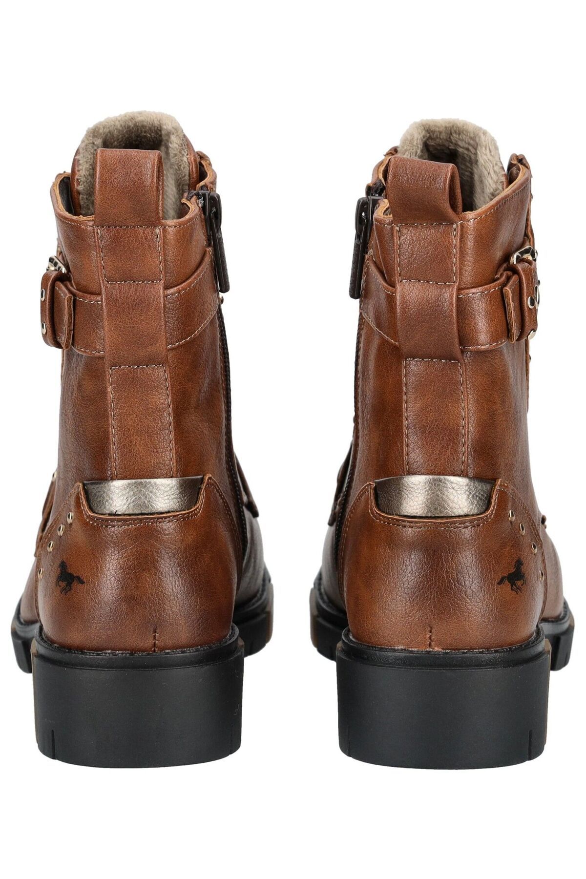 Mustang-Ankle Boots - Brown - Block 5