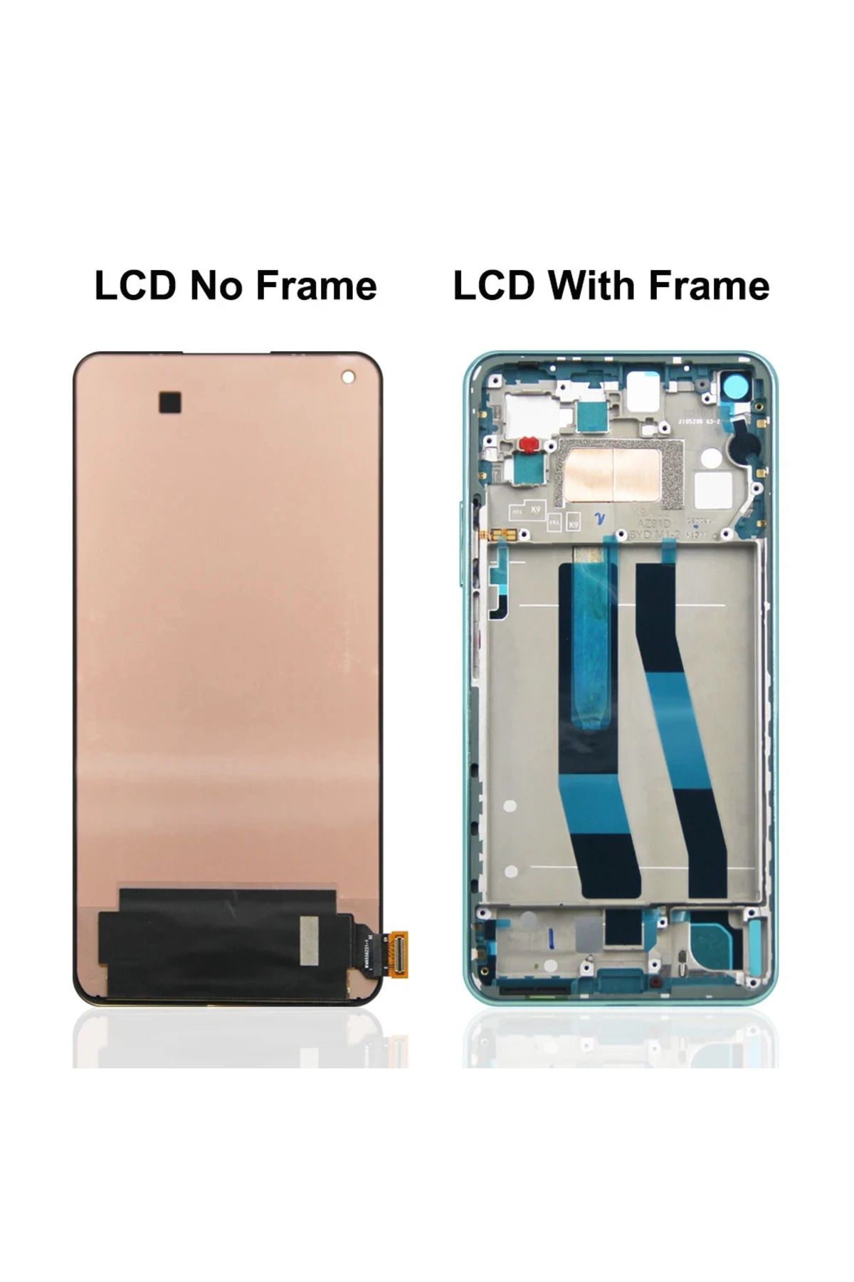 Choice-6.55'' For Xiaomi Mi 11 Lite 5G NE LCD 2109119DG, 2107119DC, 2109119 Display Touch Screen with fr... 5