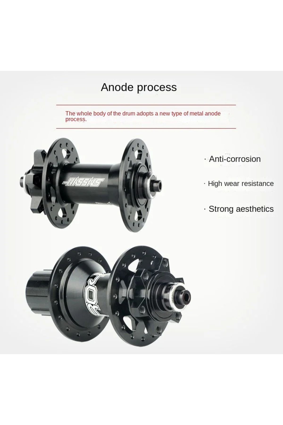 Choice-Hassns pro4 k7 cube mtb noisy cubes 32/36 holes mtb hubs 120 Sound Freehub 7-12 Speed HUB for SHI... 6