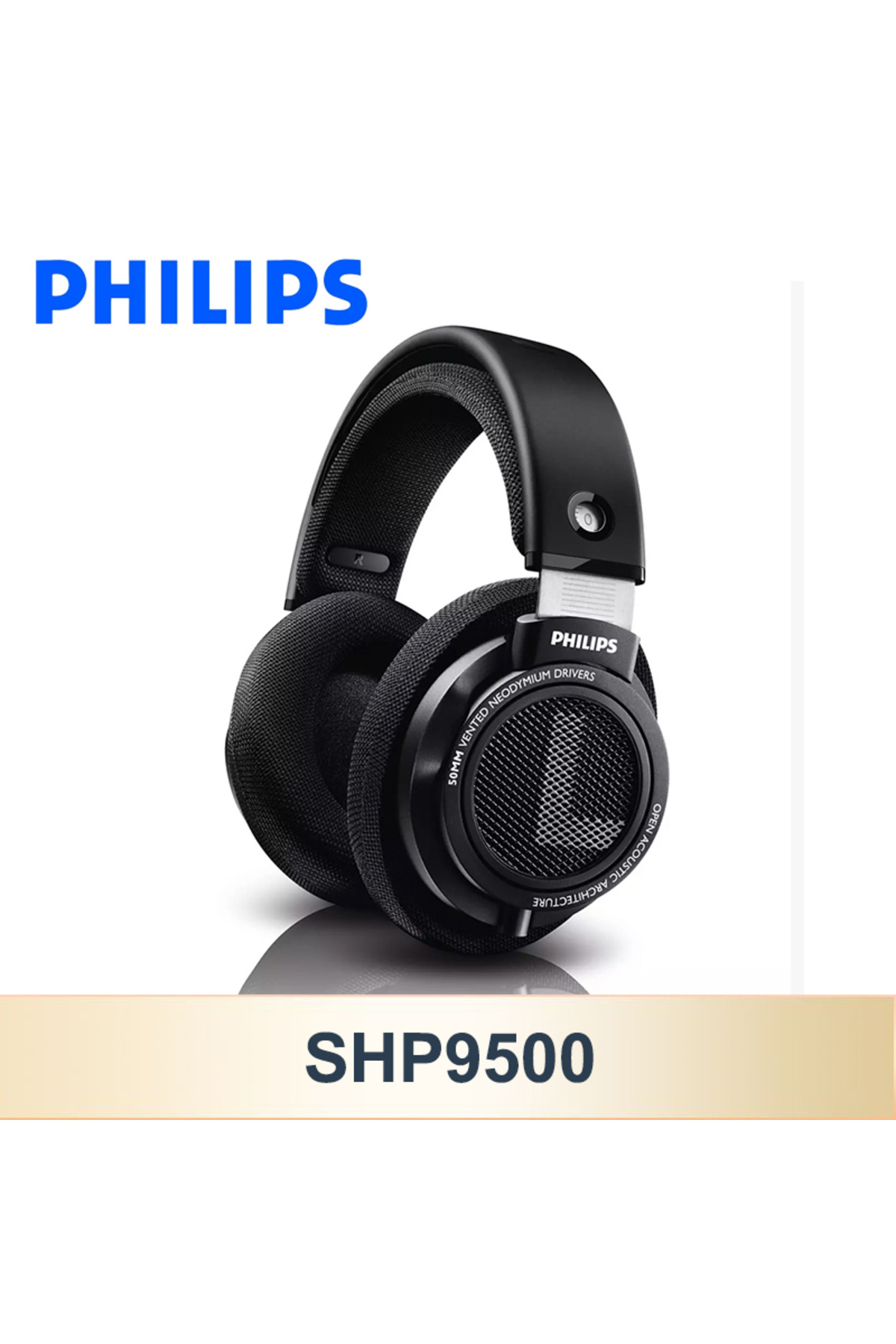 Philips SHP9500 Black SHP9500 Headphone HiFi Stereo Wired Earphone