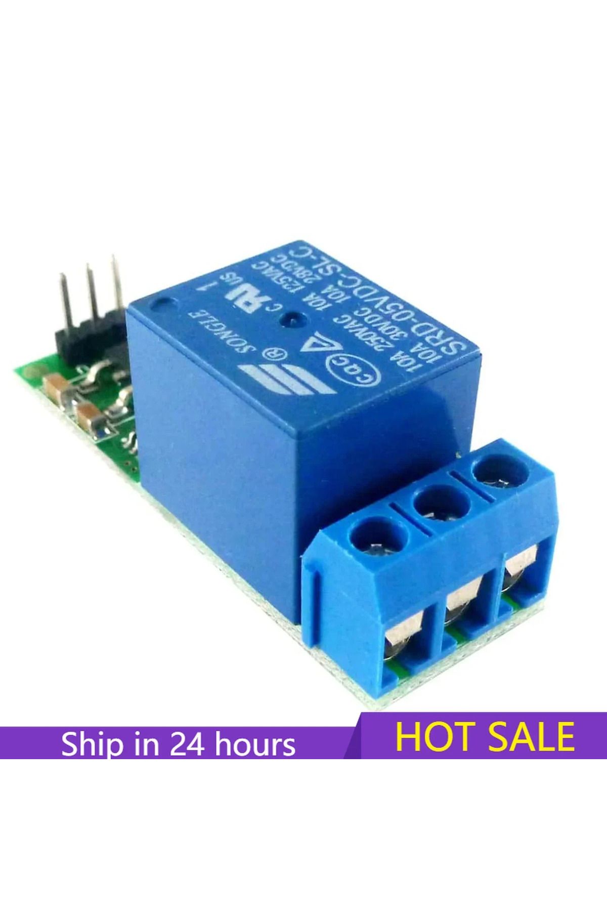 Choice-6-24V Mini Flip-flop Relay Module: Bistable Self-Locking Switch, Low Pulse Trigger Board, Open/Cl... 4