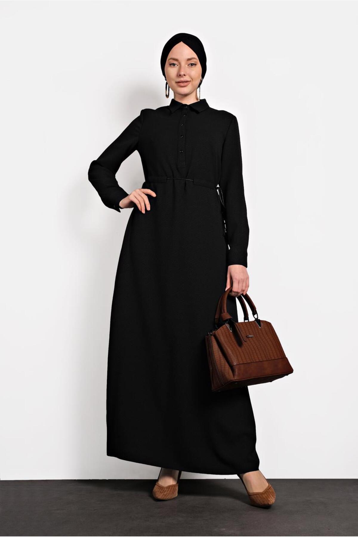 آلوینا لباس دکمهدار، کمر کشی ۴۰۳۳۸ آلوینا لباس دکمهدار، کمر کشی ۴۰۳۳۸