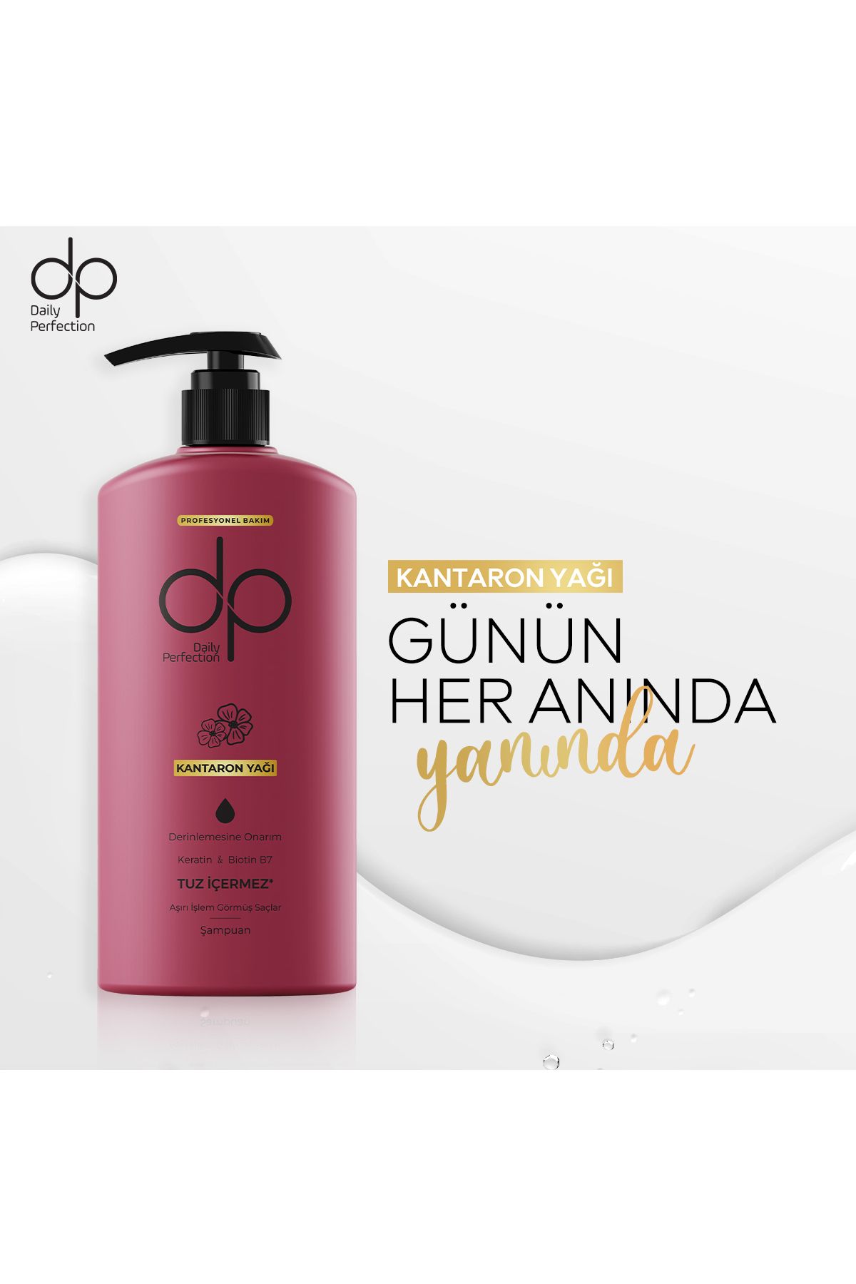 DP Daily Perfection Şampuan Kantaron Yağı 500 ml-4