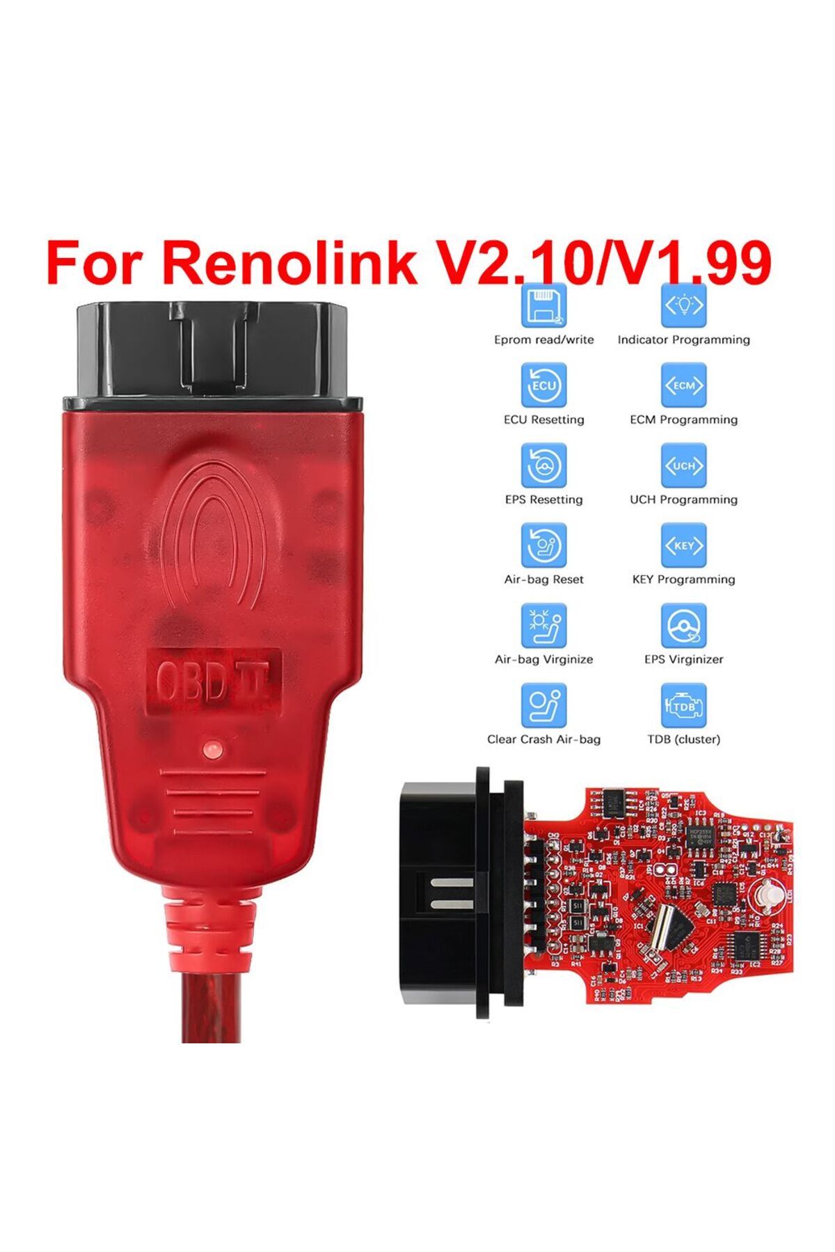 Choice-Renolink V2.10 V1.99 For Renault Car OBD2 Car Diagnostic Auto Tool ECM UCH Key ECU Programmer Tool 2