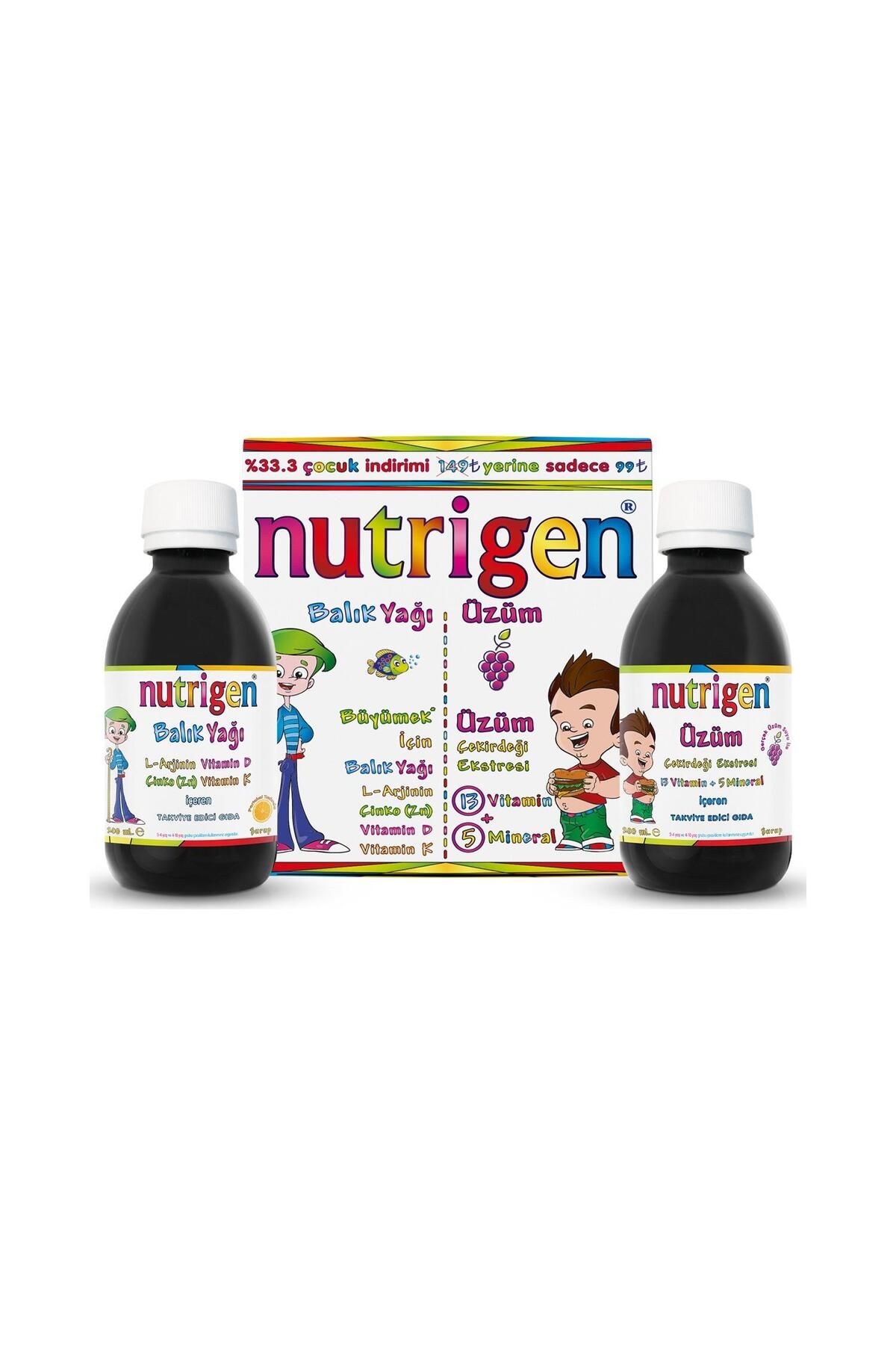 Nutrigen Kofre Balık Yağı Şurup Üzüm Şurup 200 ml 200 ml