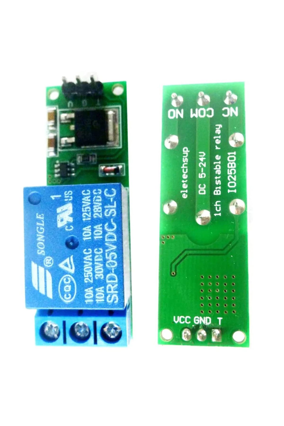 Choice-6-24V Mini Flip-flop Relay Module: Bistable Self-Locking Switch, Low Pulse Trigger Board, Open/Cl... 7