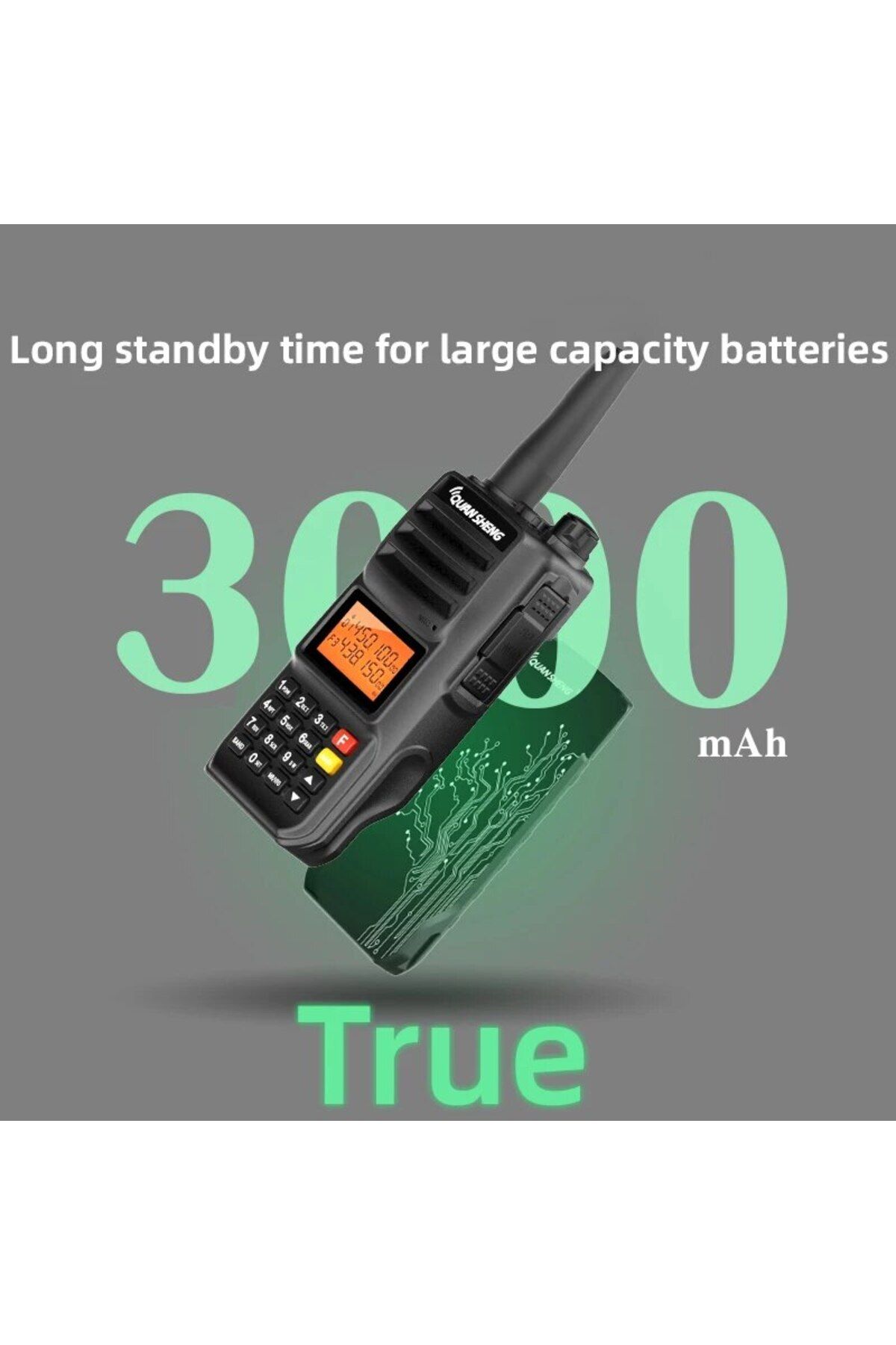 Choice-Quansheng TG UV2 Plus Walkie Talkie 10W Superheterodyne Portable Fm Two Way Radio Commutator Stat... 5