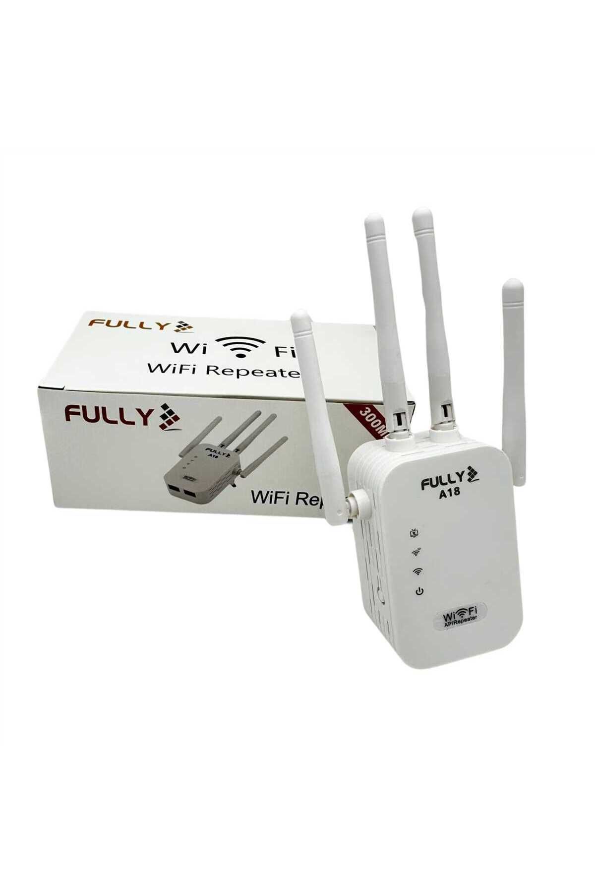 FULLY A18 Wifi Repeater Access Point 300MBPS Sinyal Aktarıcı Güçlendirici