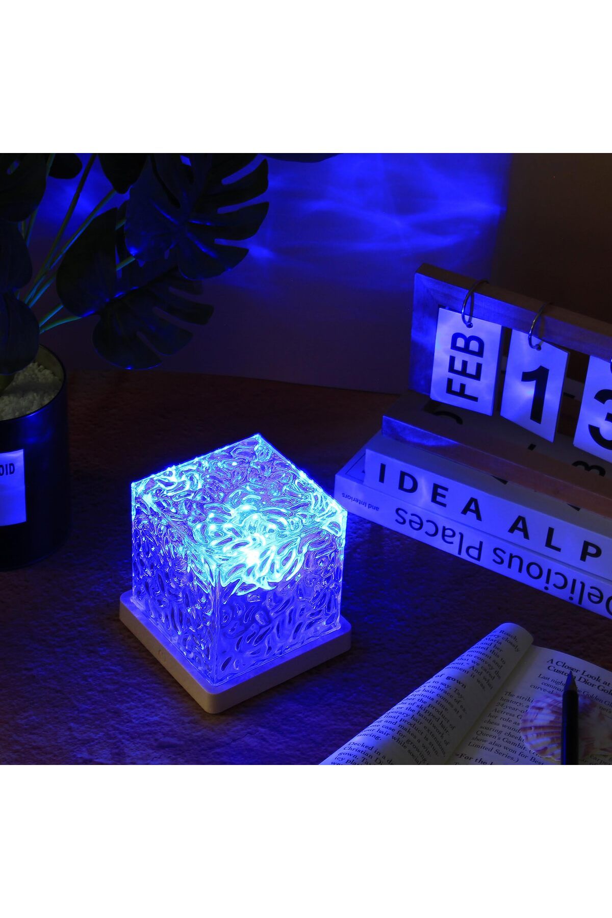 Choice-Ocean Wave Projector Light 16 Colors Midnight Aura Lamp with Touch Control Aurora Glow Lamp for H... 6