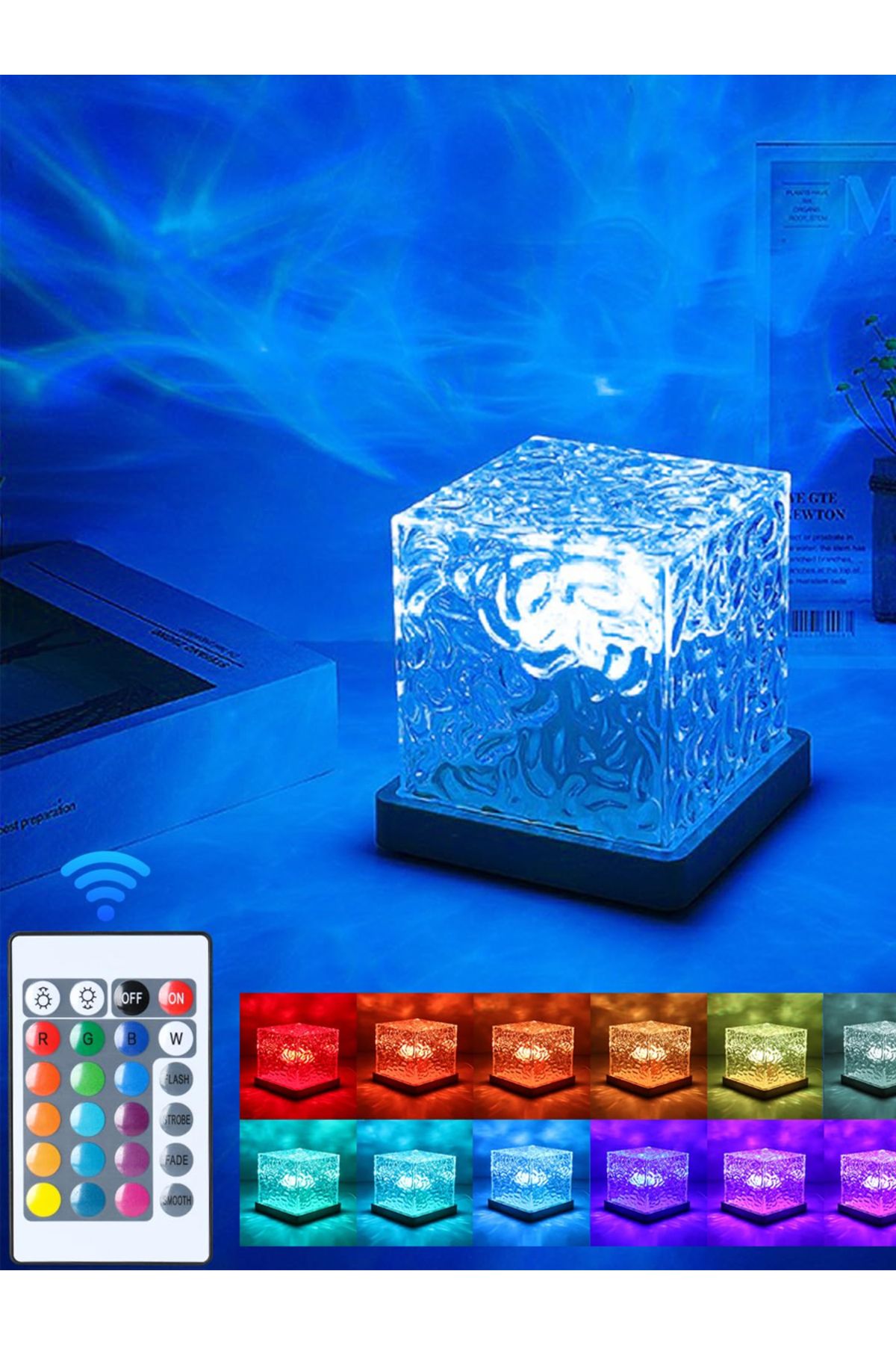 Choice-Ocean Wave Projector Light 16 Colors Midnight Aura Lamp with Touch Control Aurora Glow Lamp for H... 8