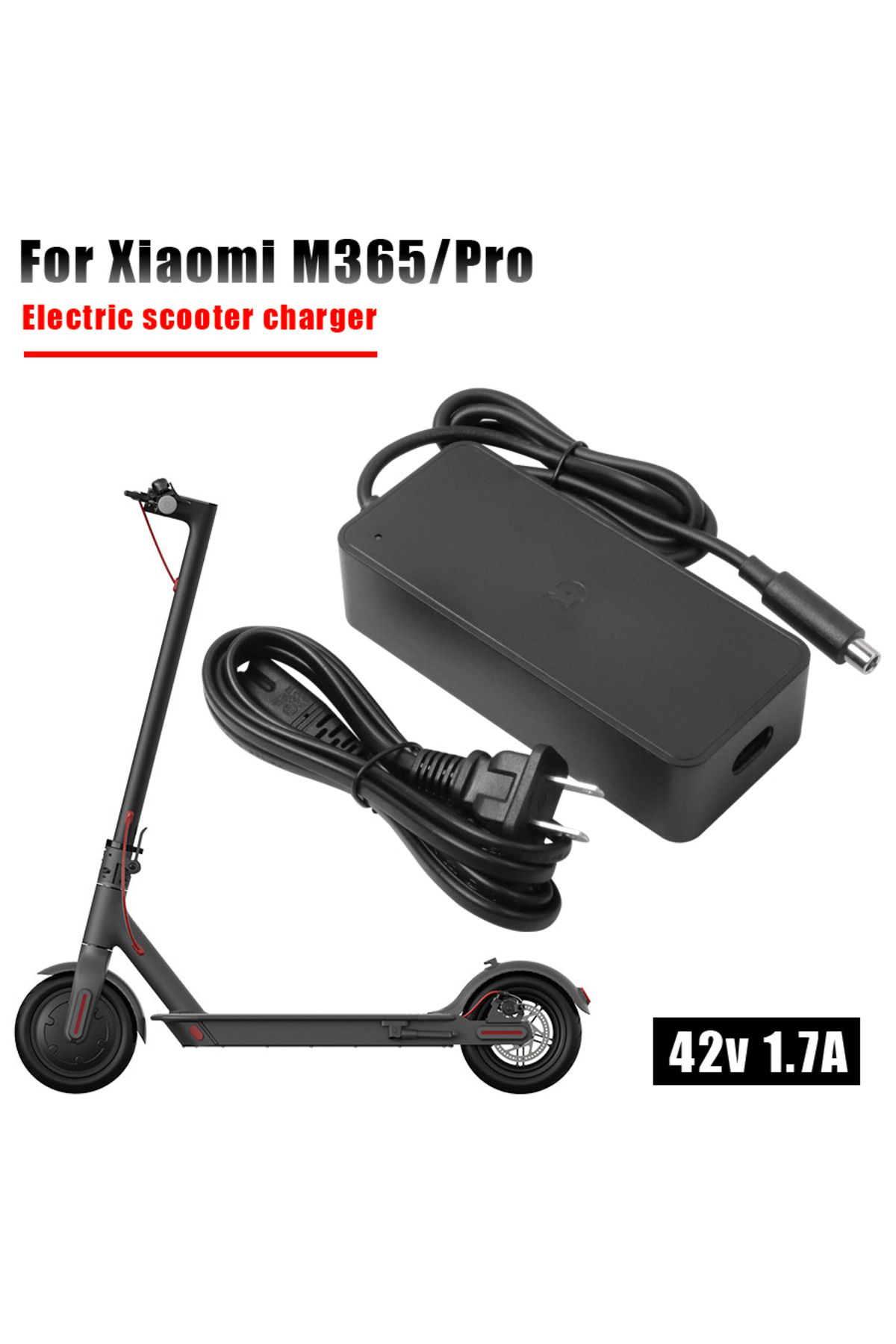 LCQPTW-Scooter Battery Charger EU /US Plug for Segway Ninebot ES1 ES2 ES4 for Xiaomi M365 1S Pro Pro2 El... 4