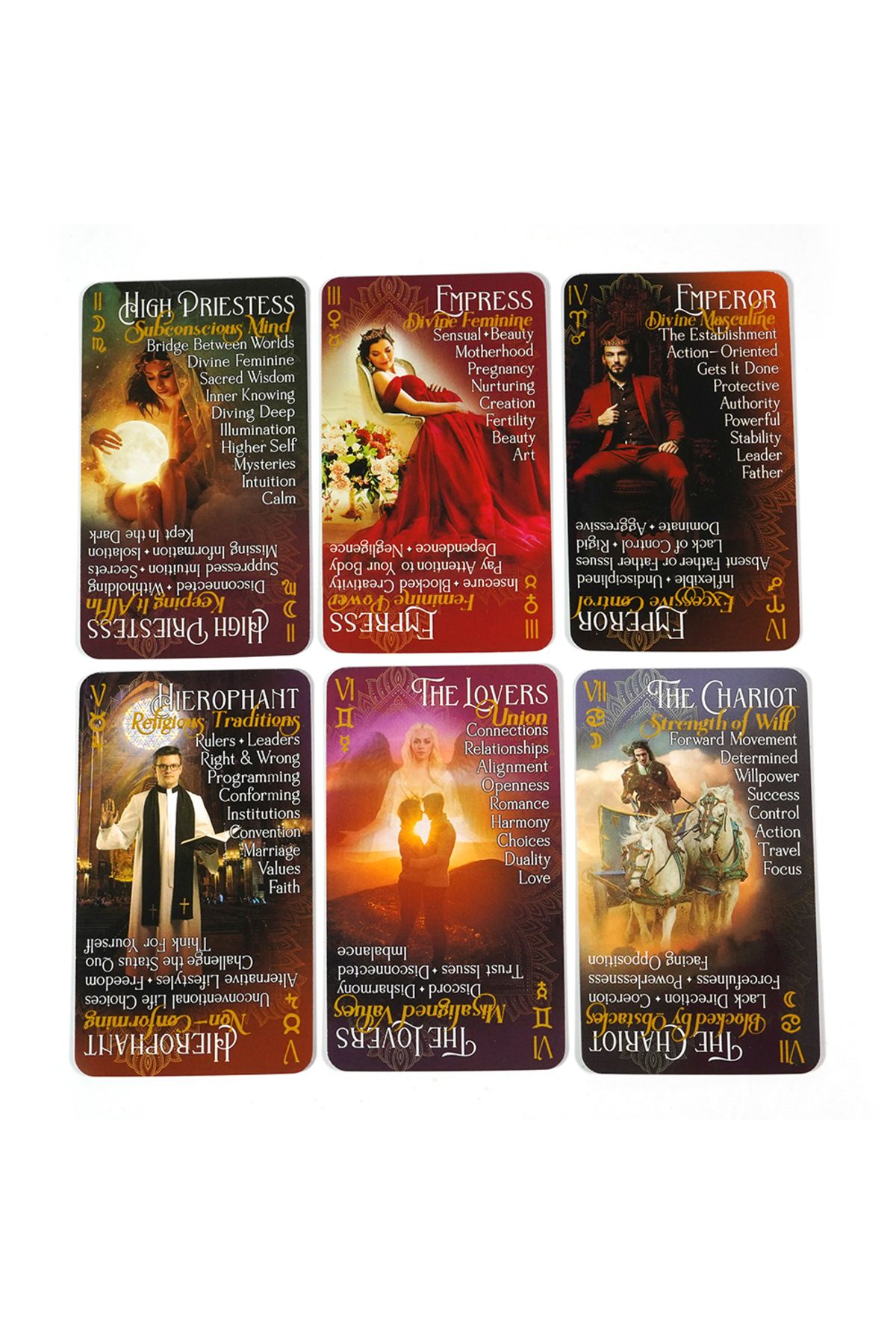 Choice-iN2IT Tarot Deck with Keywords 78 Tarot Cards Oracle Cards Tarot Card Deck For Beginners Learning... 5