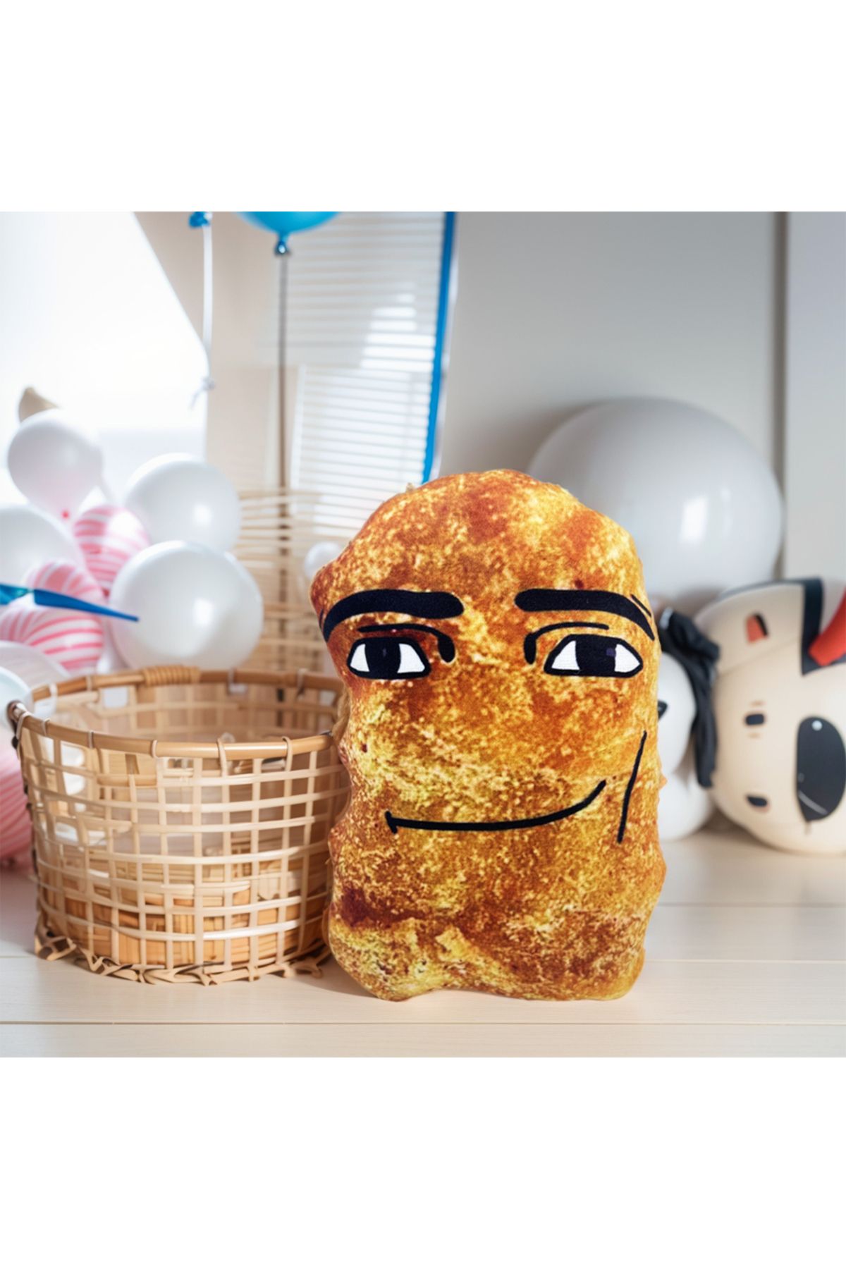Shunmaii-Chicken Nugget Meme Plushies Toy Funny Big Chicken Block Plush Pillow Cute Chicken Nuggets Stuffe... 5