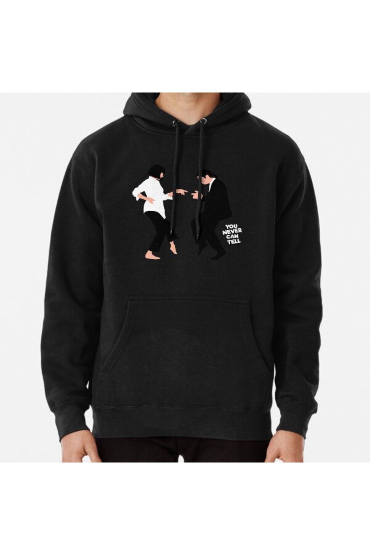Hvit Stein Hanorac Imprimat You Never Can Tell Unisex - L