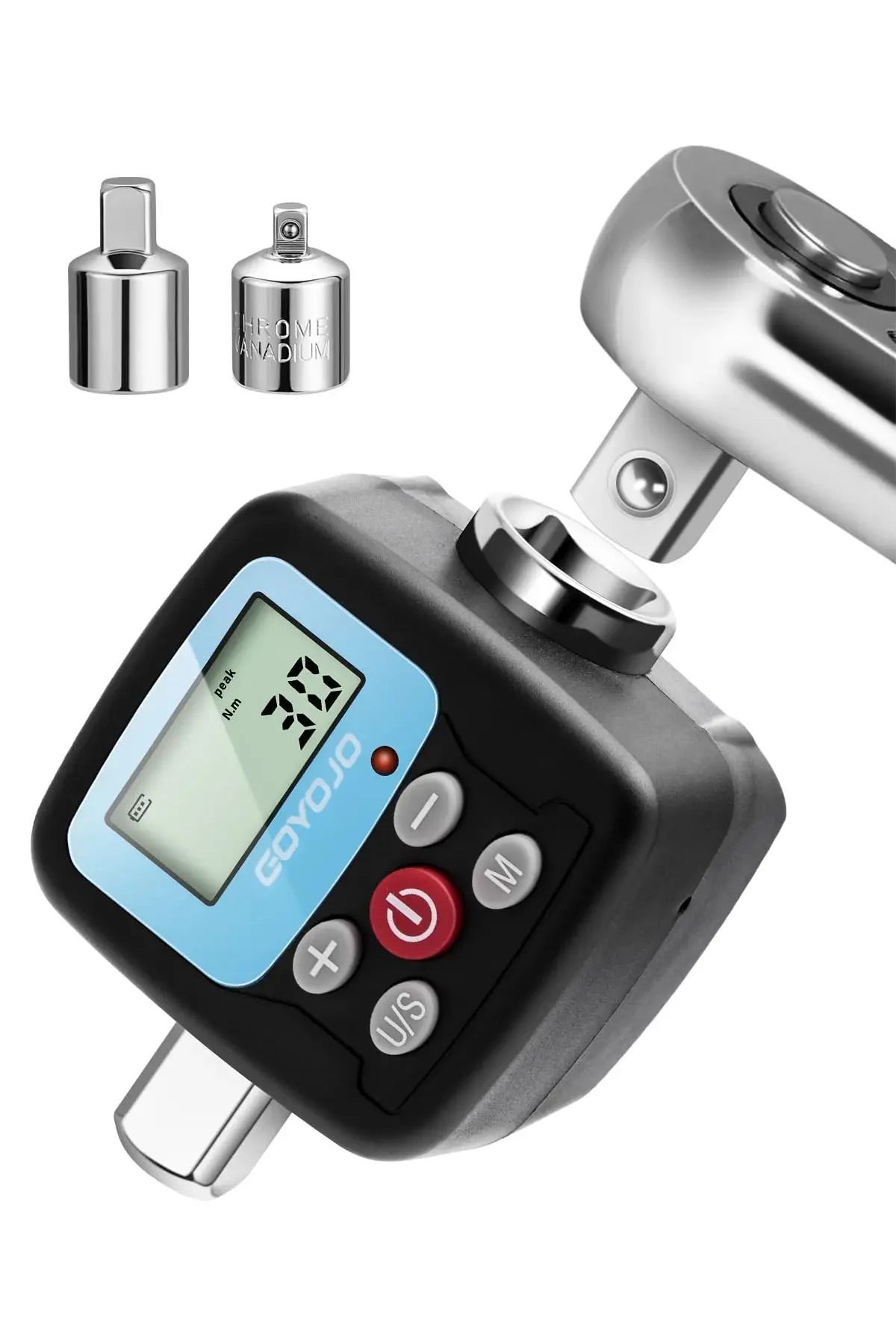 Choice-GOYOJO Digital Torque Wrench Adapter - Precision Electronic Torque Tool Converter and Meter with ... 3