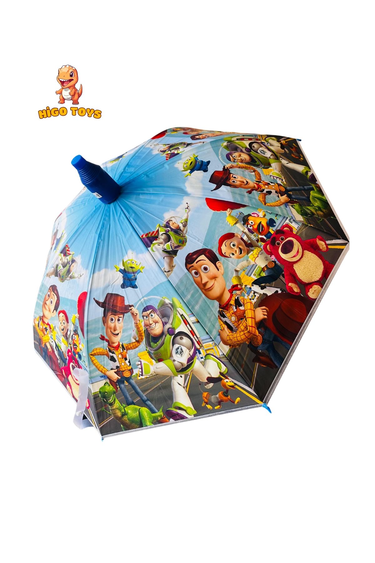 HigoToys Kız Erkek & Çocuk Bardaklı Çocuk Şemsiyesi - Figürlü - 8 Telli - Süper Kahramanlı