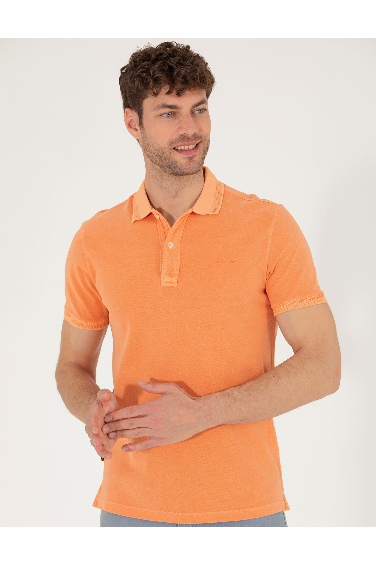 تیشرت یقه پلو مردانه راسته آستین کوتاه | پیر کاردین Pierre Cardin 860113 - تصویر 2