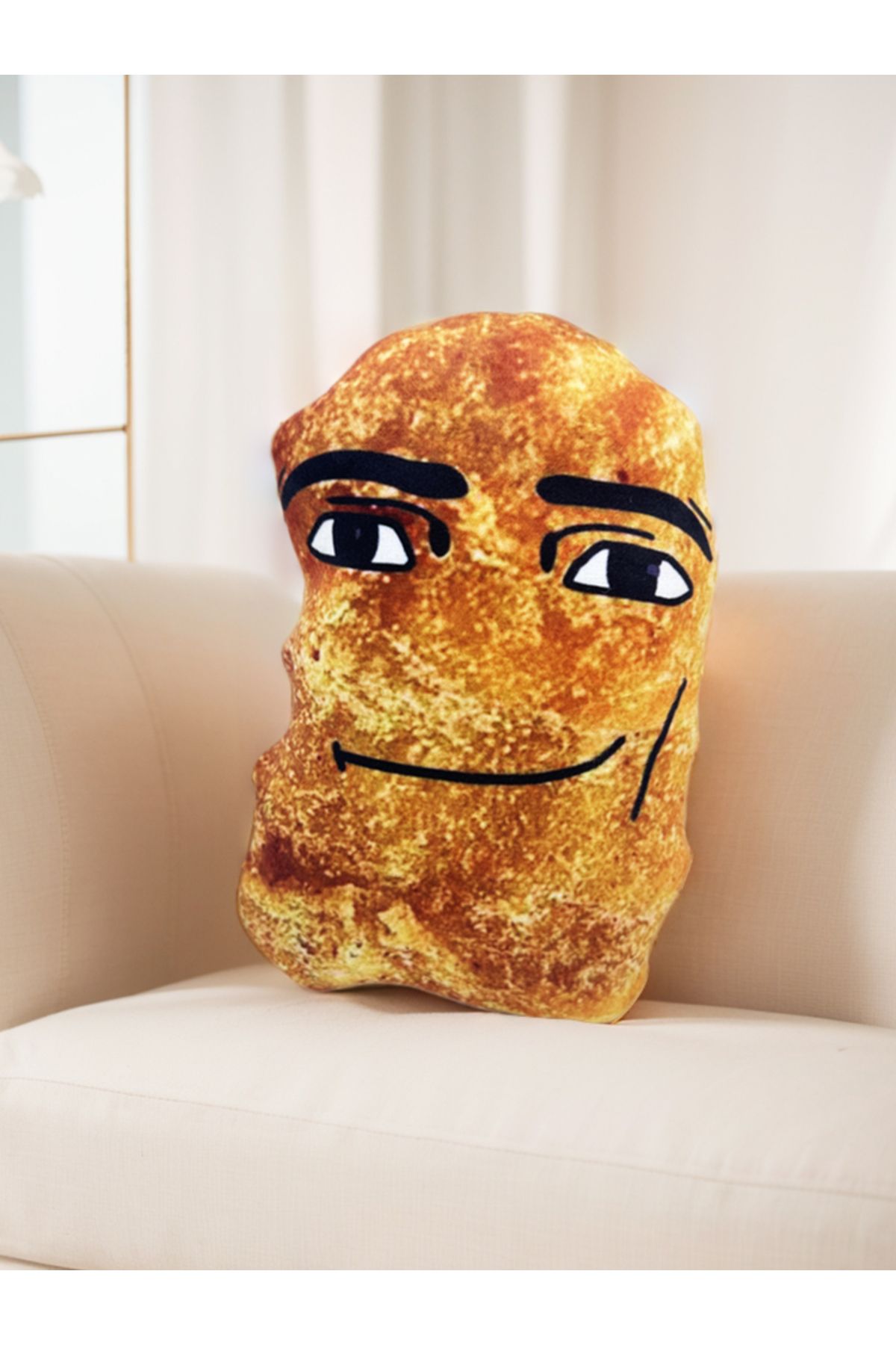 Shunmaii-Chicken Nugget Meme Plushies Toy Funny Big Chicken Block Plush Pillow Cute Chicken Nuggets Stuffe... 8