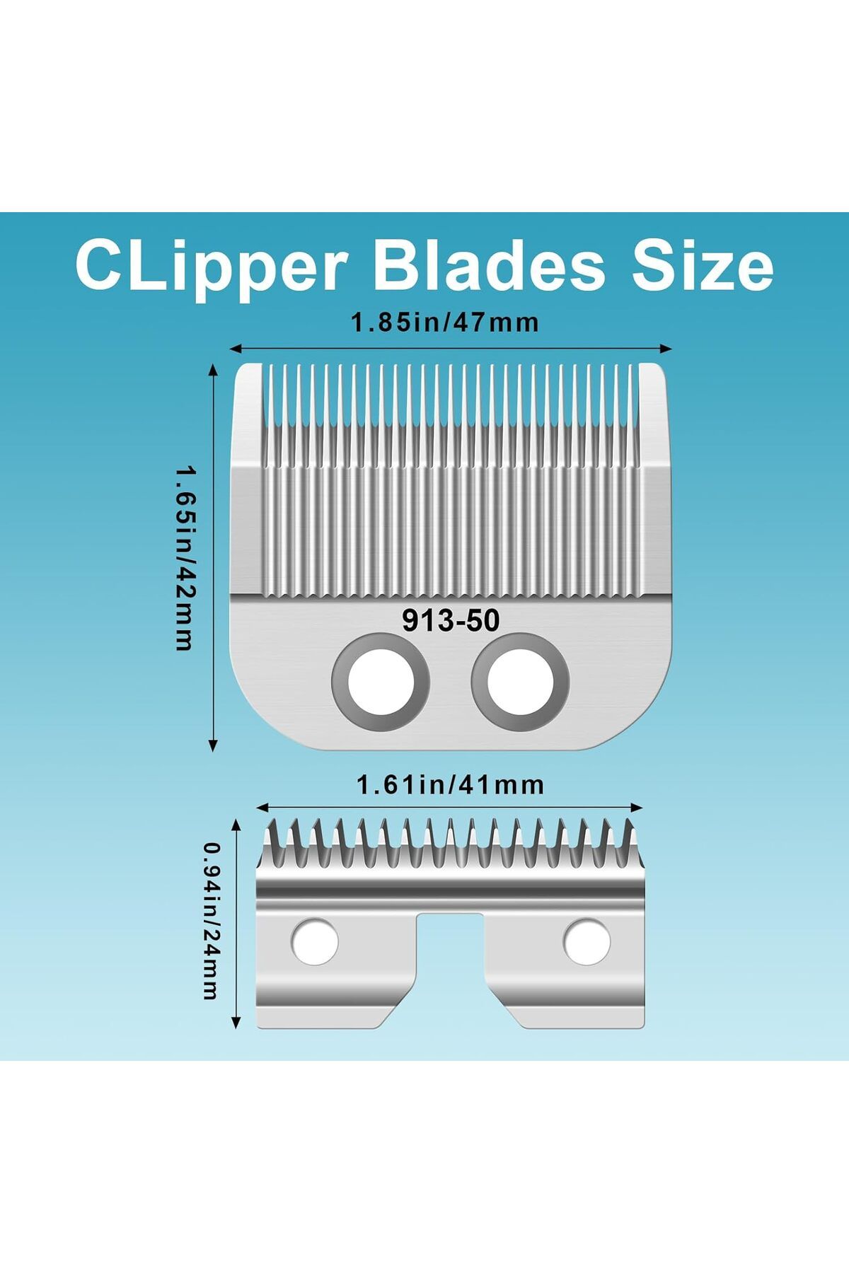 Choice-91350 - Adjustable Medium Blade Compatible with Oster Fast Feed 076023 and Salon Pro Clippers 076... 3