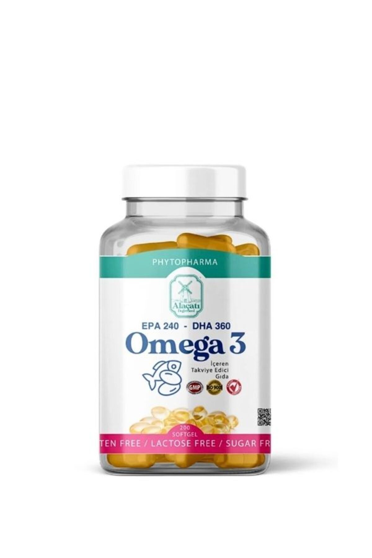 aleyna baharat Omega 3 Epa 240 Dha 360 200 Yumuşak Kapsül Softgel 1300 Mg