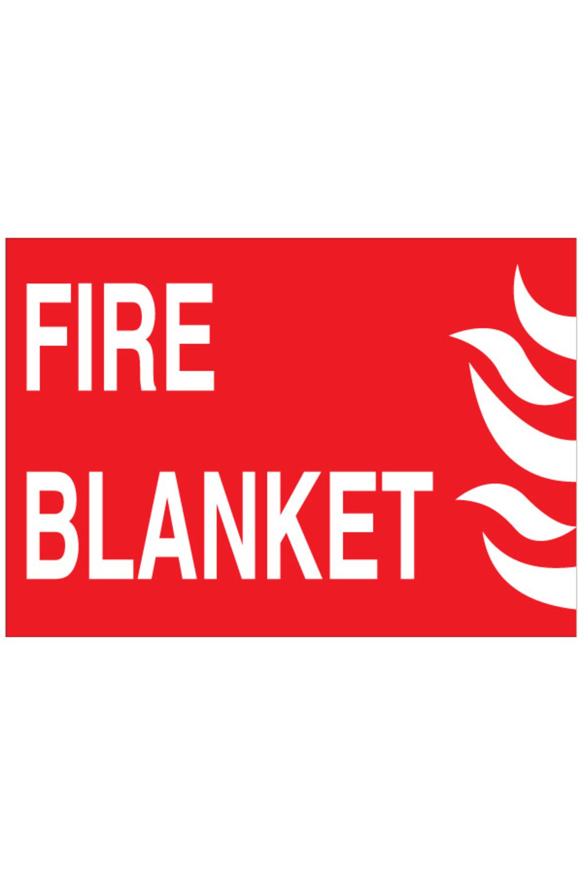 Uytab Fire Blanket Uyarı Tabelası - 20x30 Alüminyum Kompozit Panel - İL4