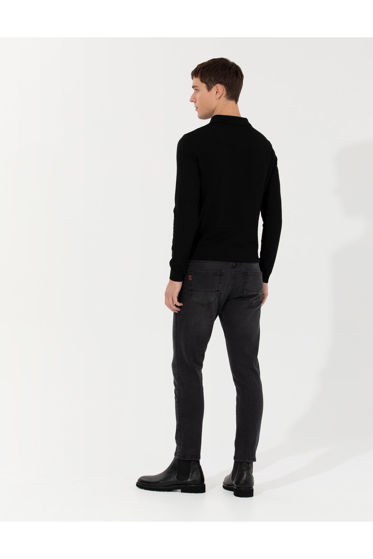 شلوار مردانه راسته فاق نرمال | پیر کاردین Pierre Cardin 1481354 - تصویر 4