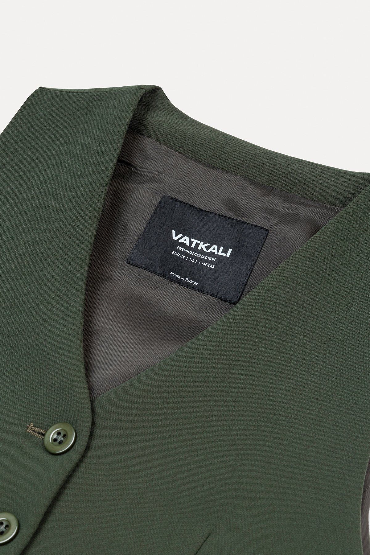 VATKALI-V-Neck Short Vest 2