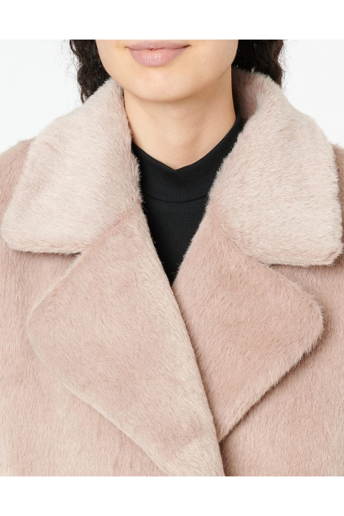 ARDSU  Kışlık Suni Kürk Şık Kürk Kışlık Palto - Görsel 3