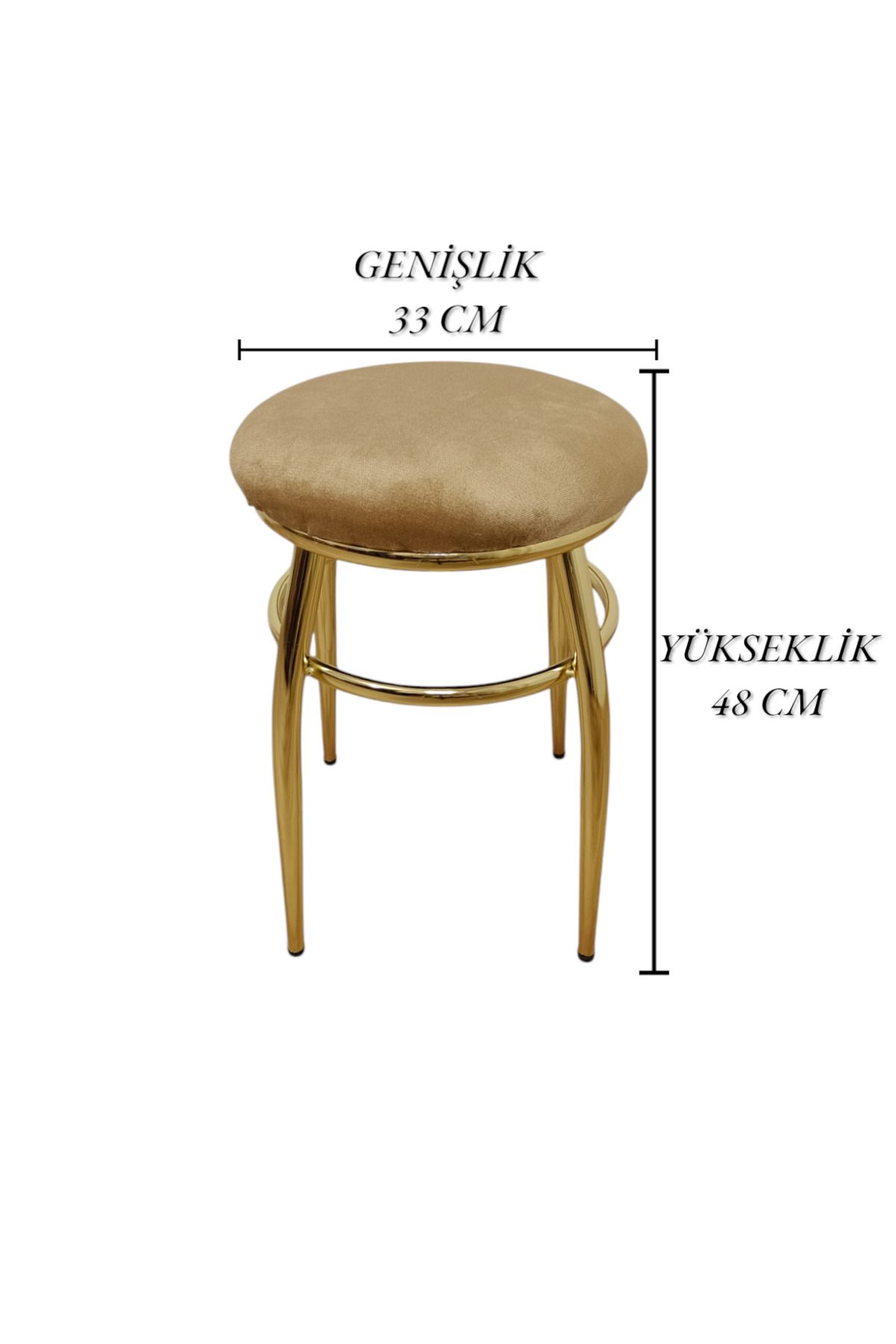 Tabure, Bar Taburesi, 4'lü Tabure, Metal Ayaklı Tabure, Iç Içe Geçebilen Tabure, Dörtlü Tabure - 8