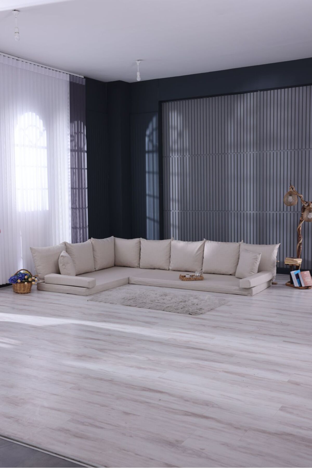 Puffiber L x Yer Minderi Divan Ortopedik ark K esi Yer Yata 