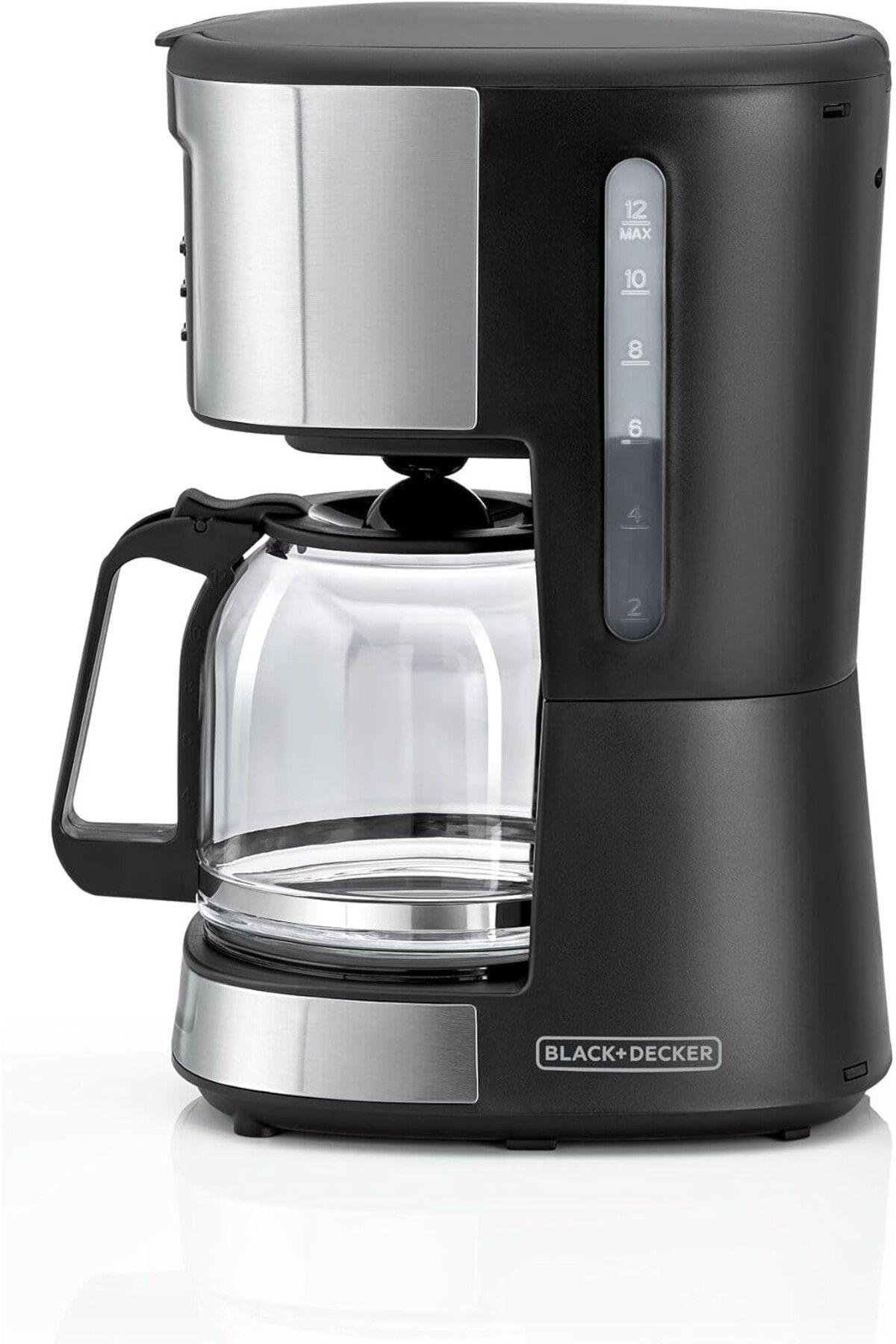 Black&Decker-900W Programmable Coffee Maker - 12 Cups, 1.5L Glass Carafe, Digital Lcd Display 3