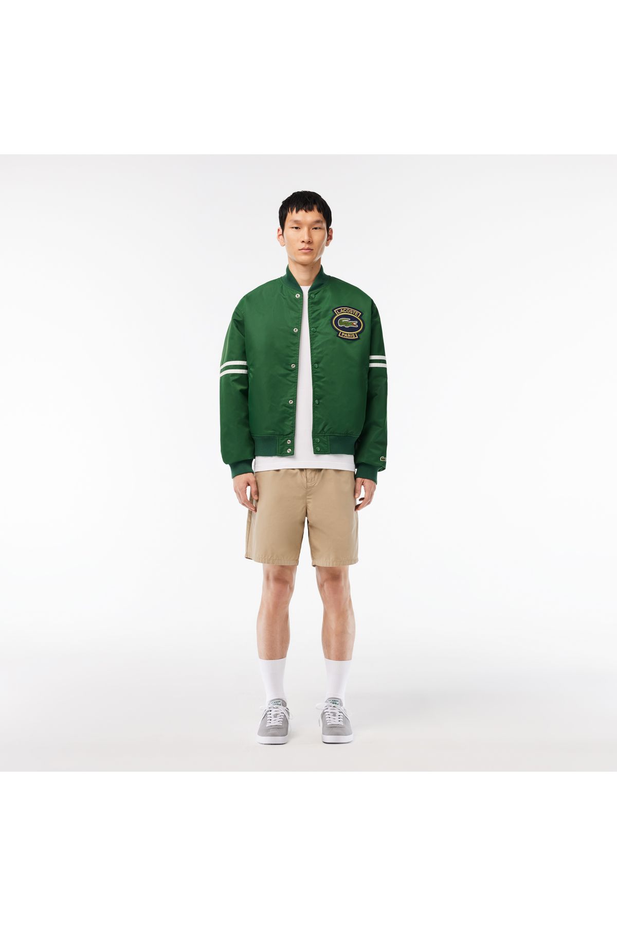 اسنیکر خاکستری مردانه کفش ورزشی Baseshot Lacoste