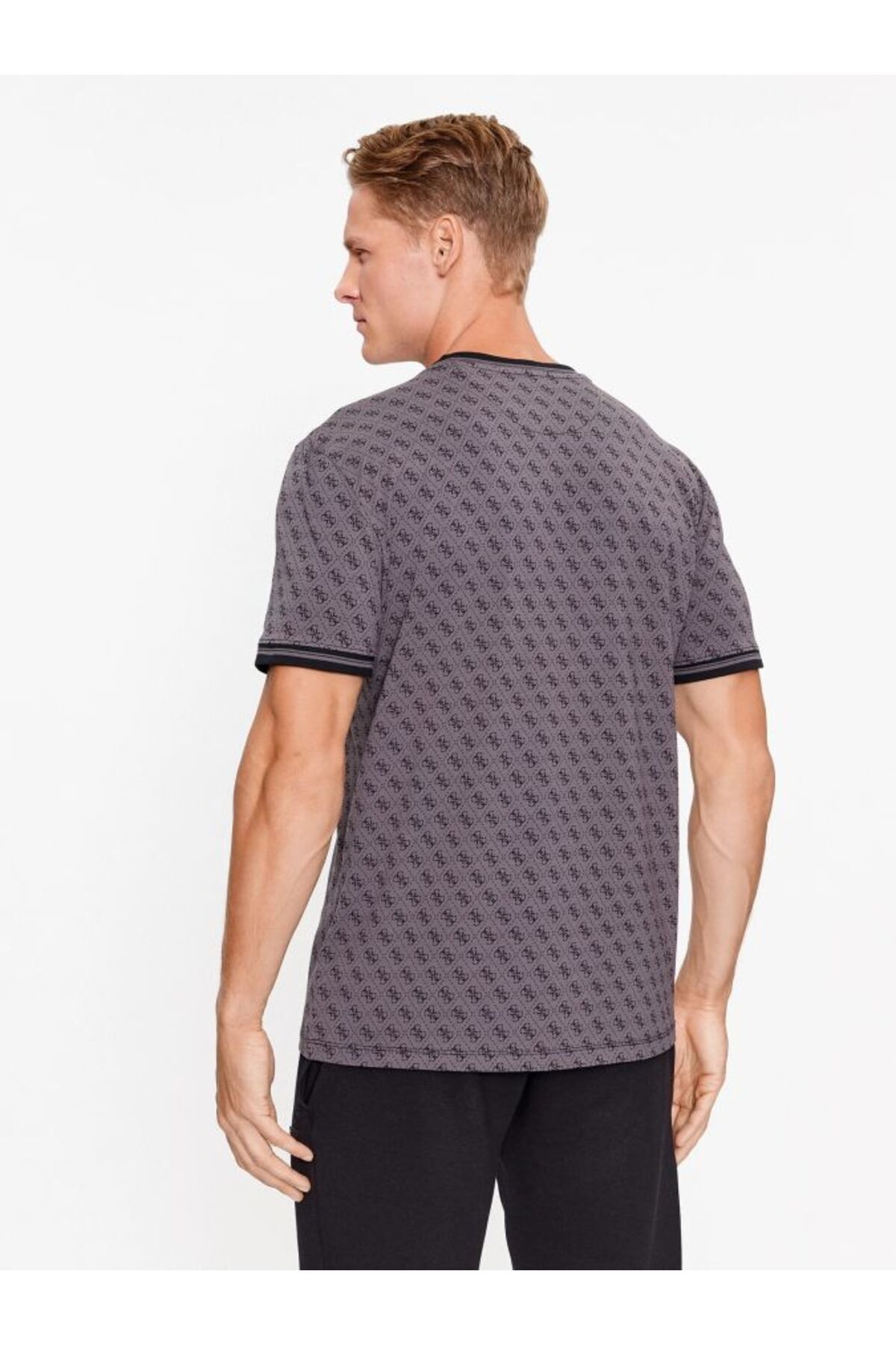 تی شرت سیاه مردانه MARSH FIT REGULAR Guess