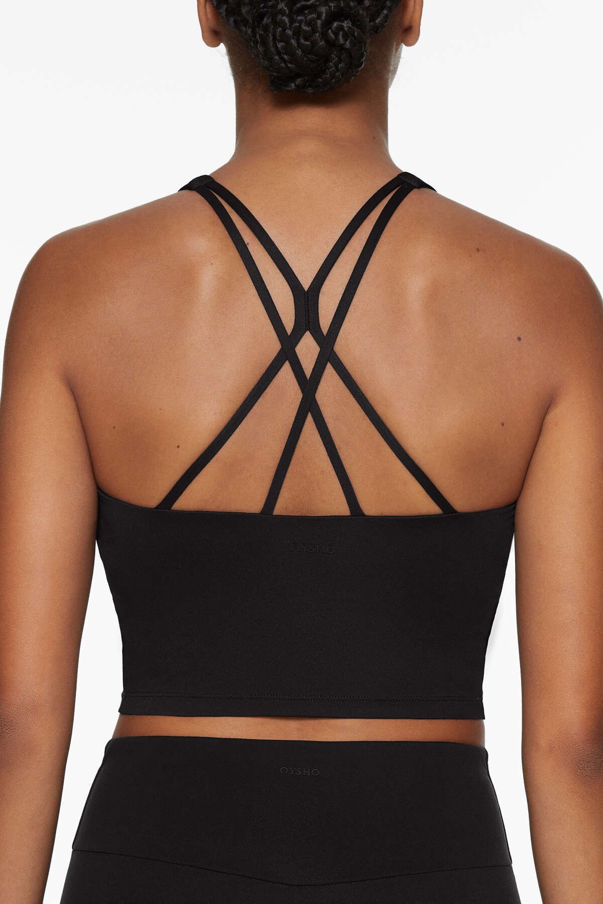 Oysho Cup'lı Şeritli Comfortlux Tank Top