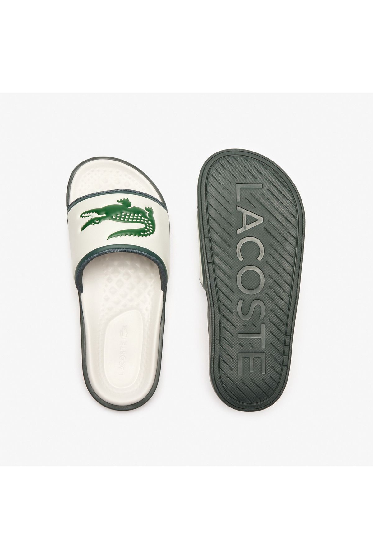 دمپایی سفید مردانه به اسلاید سرو کنید Lacoste