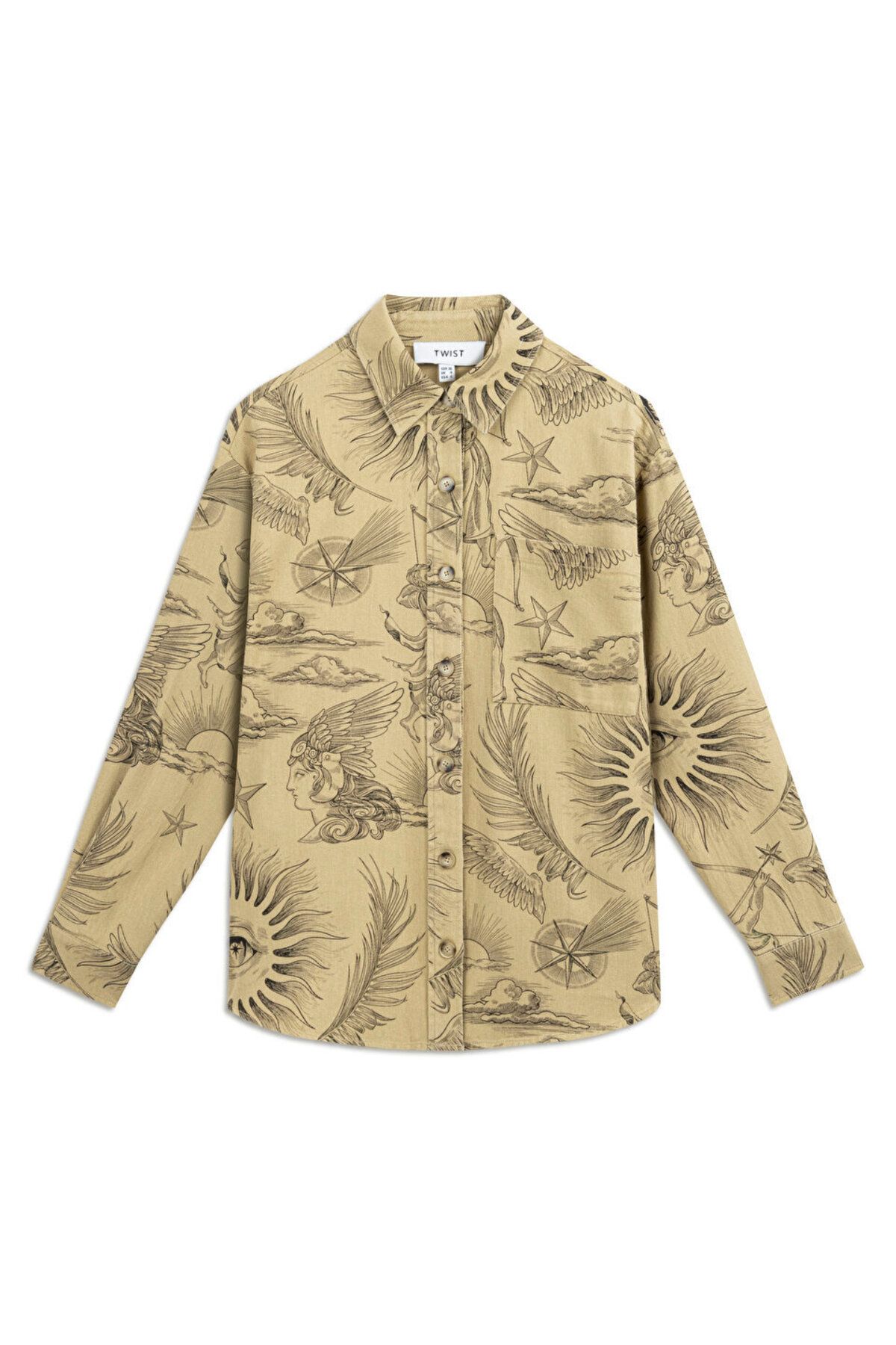 Twist-Printed shirt jacket 3