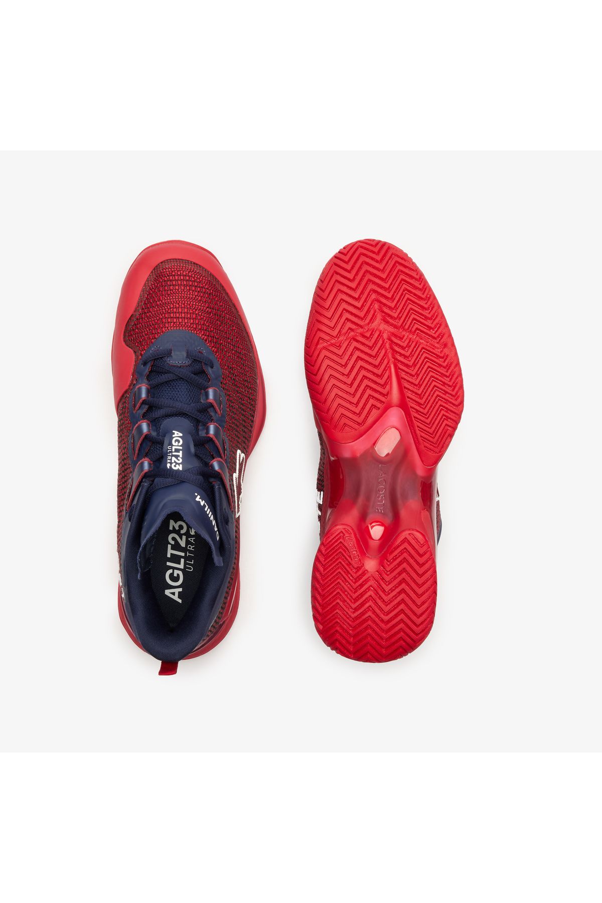 اسنیکر قرمز مردانه کفش ورزشی AG LT23 فوق العاده Lacoste