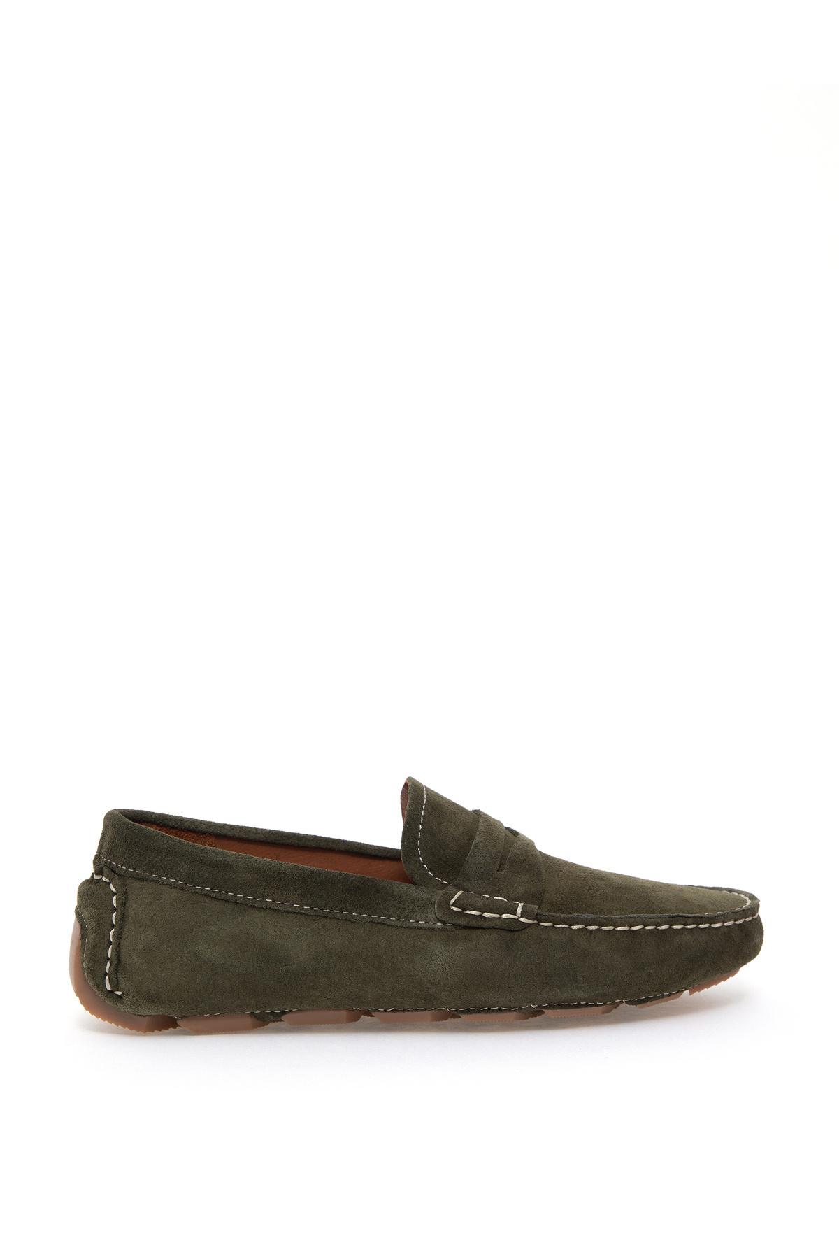 Pierre Cardin Haki %100 Deri Loafer Ayakkabı 50267874-VR027 görsel 3