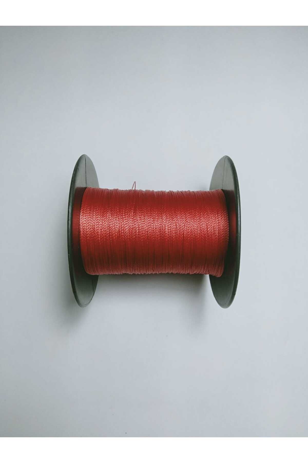 Eskişehir hobi sanat-0.2 mm 100 Meters Rosary String Rose Red Color (Thinest Rosary String) 3