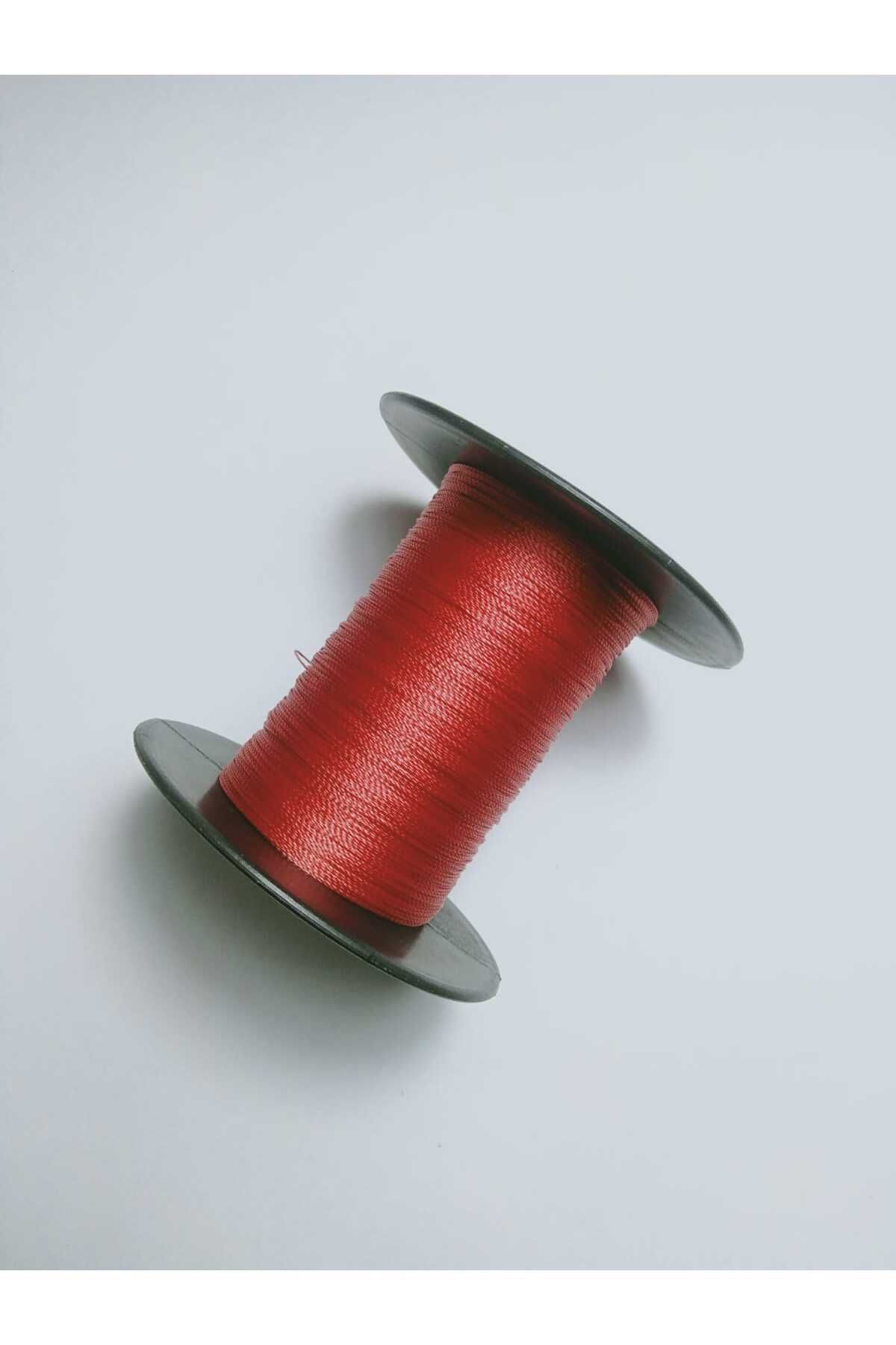 Eskişehir hobi sanat-0.2 mm 100 Meters Rosary String Rose Red Color (Thinest Rosary String) 7