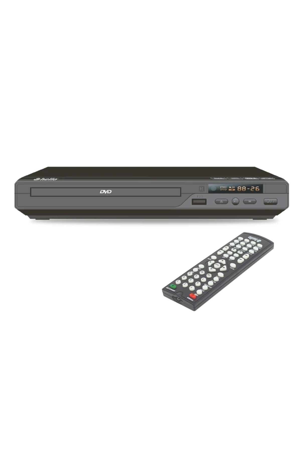 Genel Markalar Hl-5483 Usb-hdmı Kumandalı Hd Dvd/dıvx Player ( Lisinya )