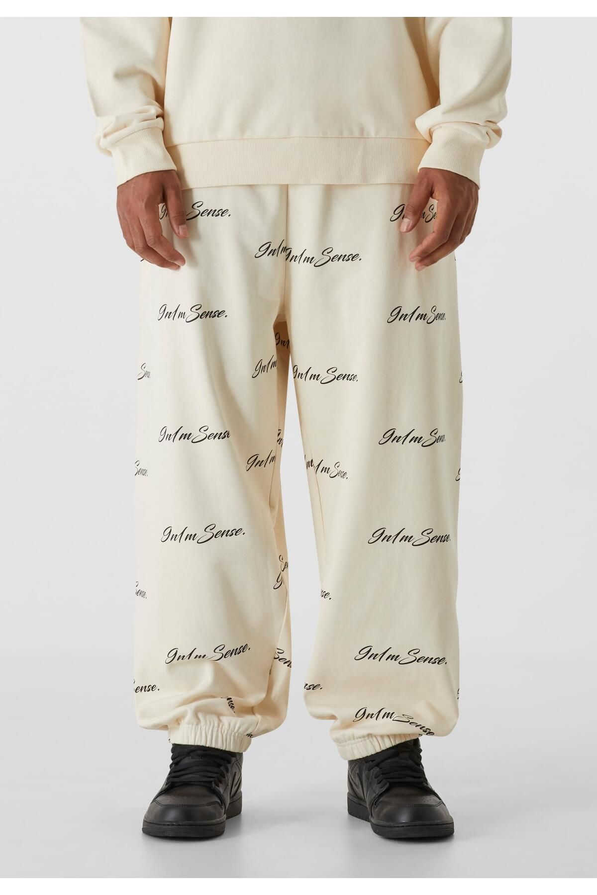 9N1M SENSE-Sense AOP Logo-Sweat Pants 5