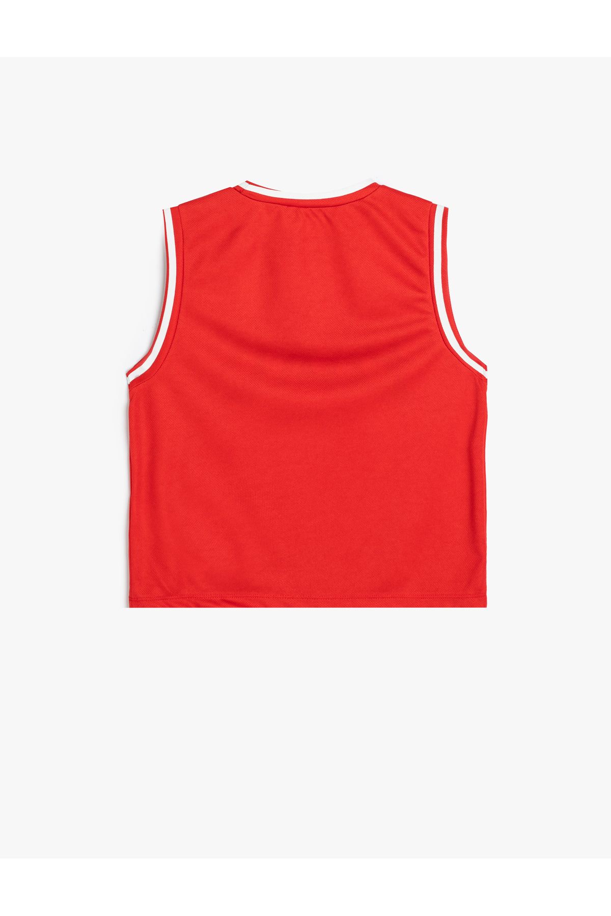 Koton-Paris Printed Sleeveless T-Shirt - Crew Neck 4