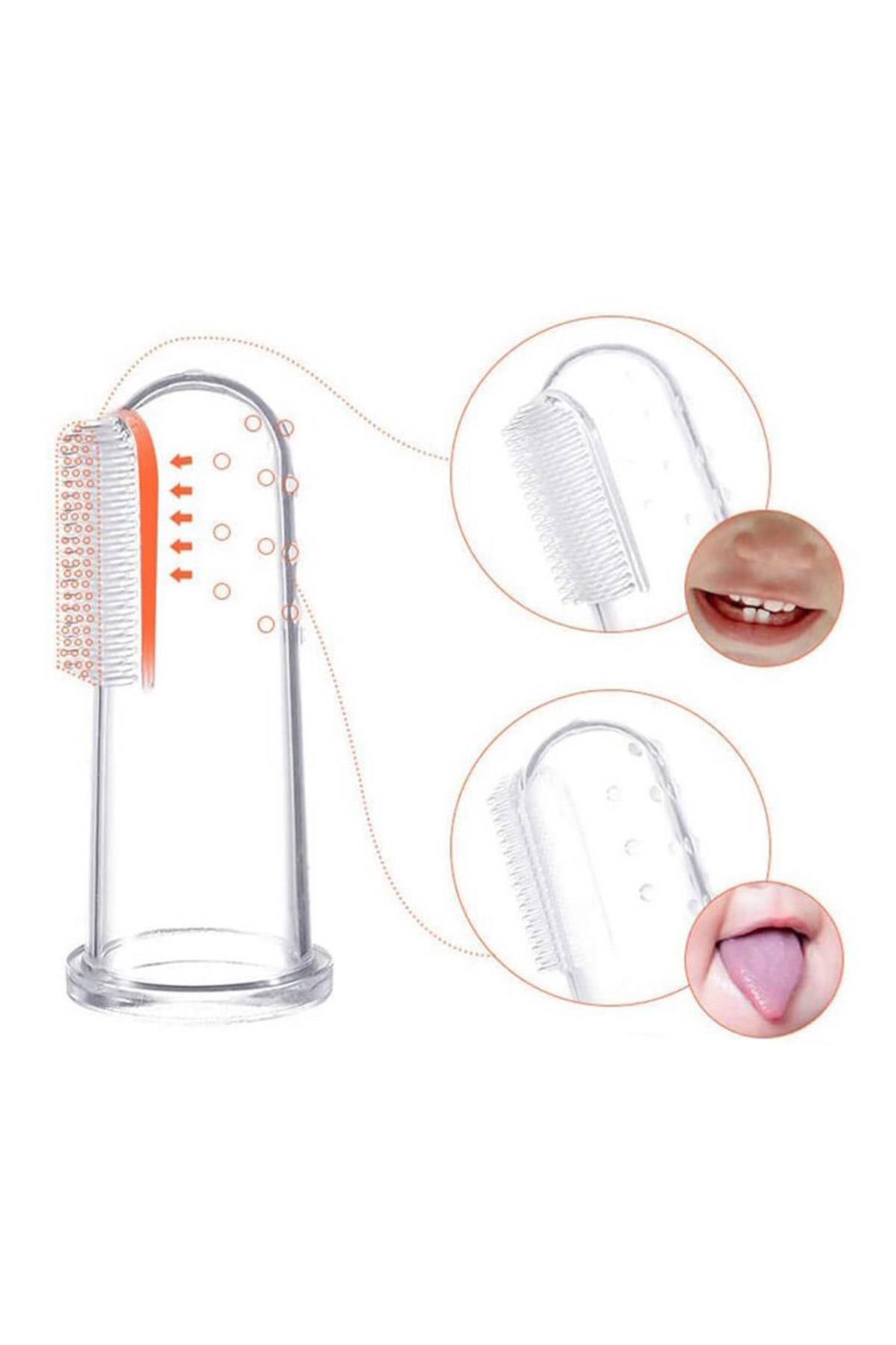 Genel Markalar Silikon Bebek Parmak Diş Fırçası - Finger Brush 0-3 Yaş, Silikon Parmak Fırça fotoğrafı 3 (önizleme)