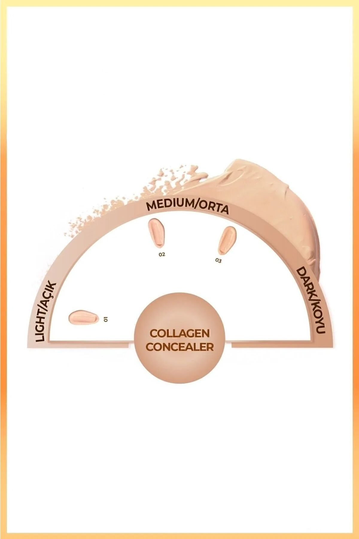 NOTE-Collagen Concealer Spf 20 - under Eye Concealer with Collagen Content, 01 Light 3