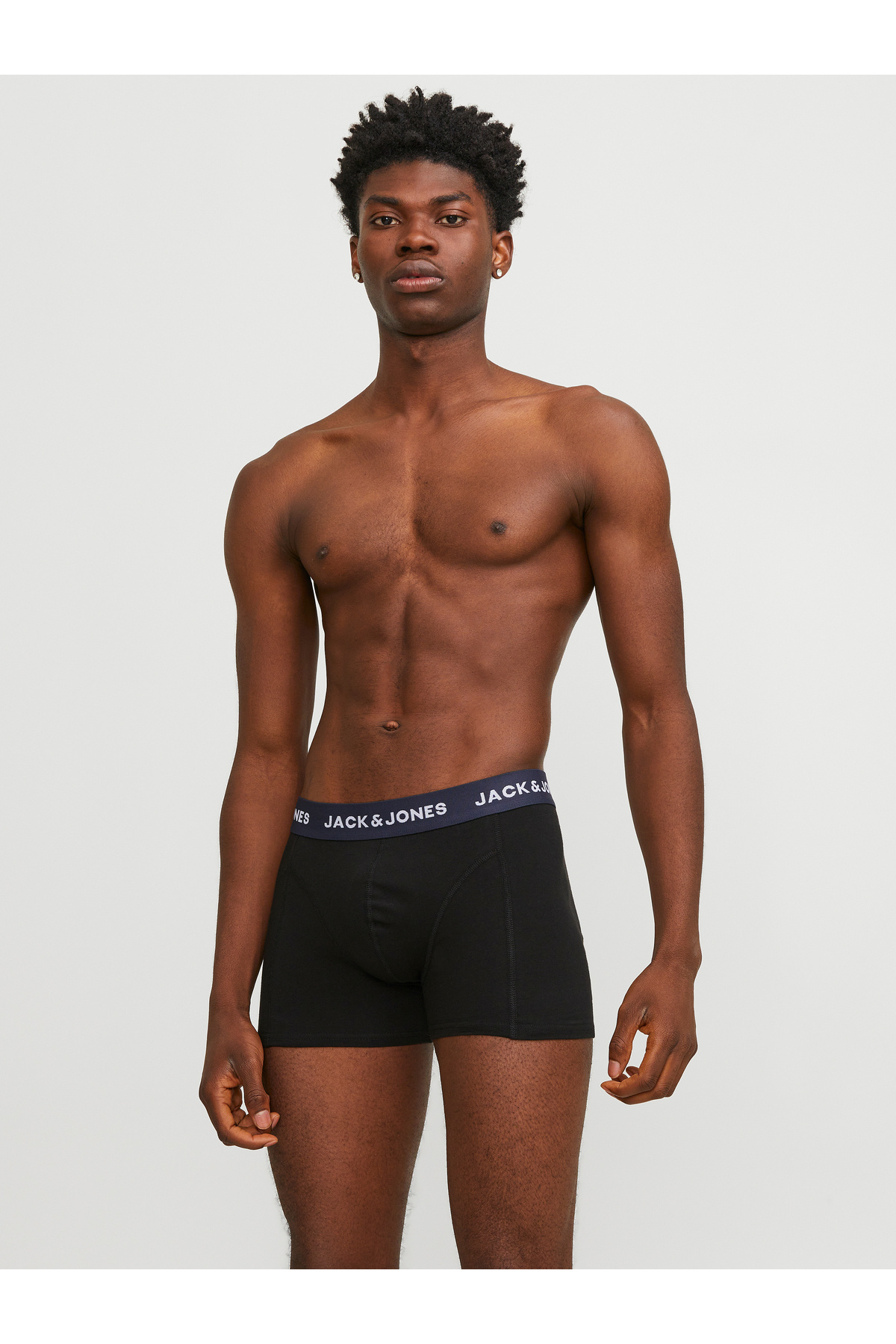 باکسر مردانه مشکی Jack & Jones | 12254366 اورجینال - تصویر 6